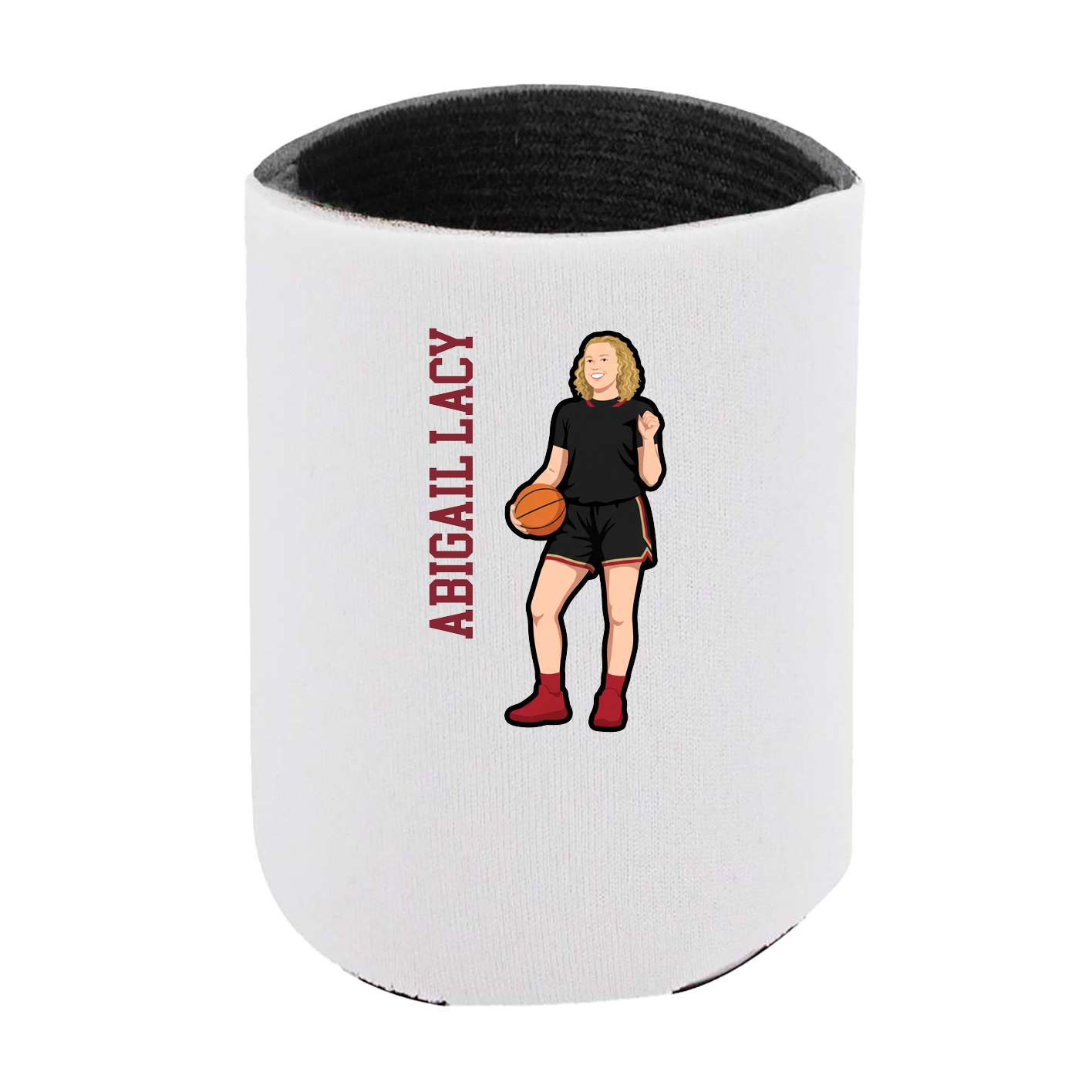 Can Holder — Name Vertical in White