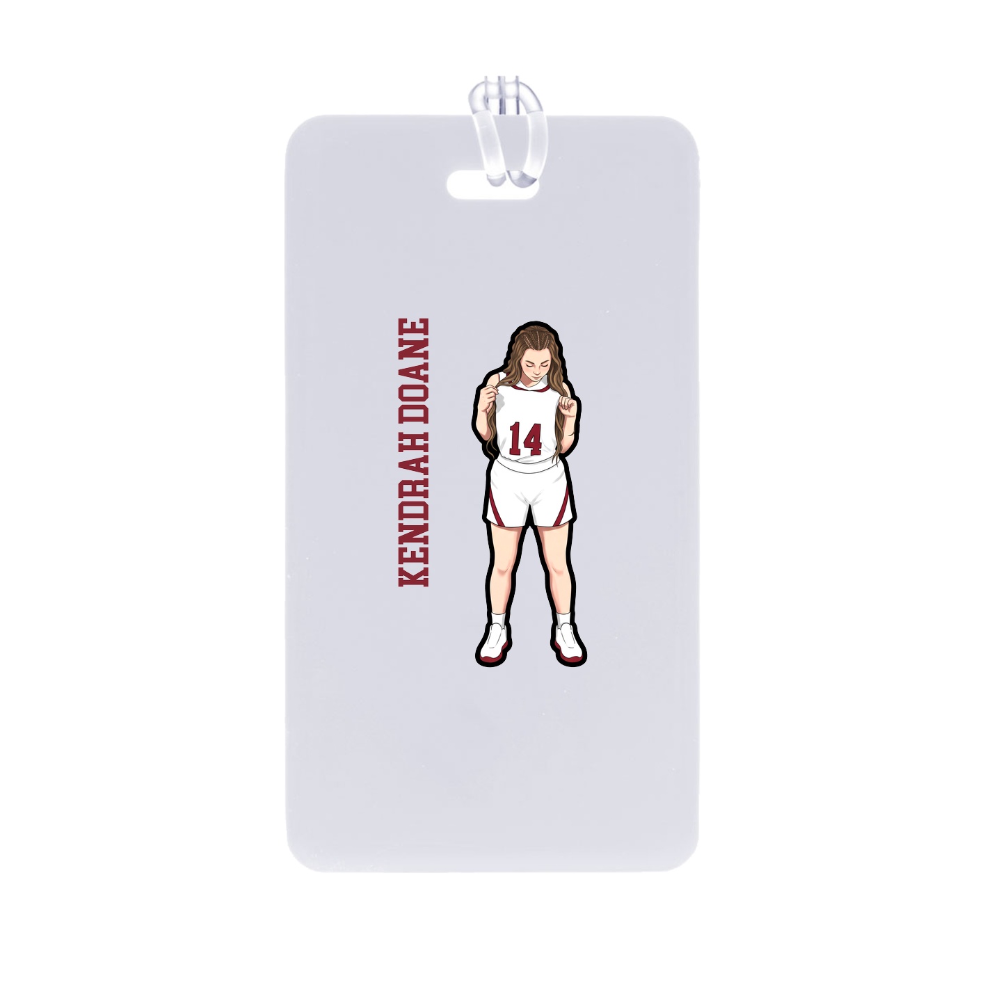Bag Tag — Name Vertical in Classic