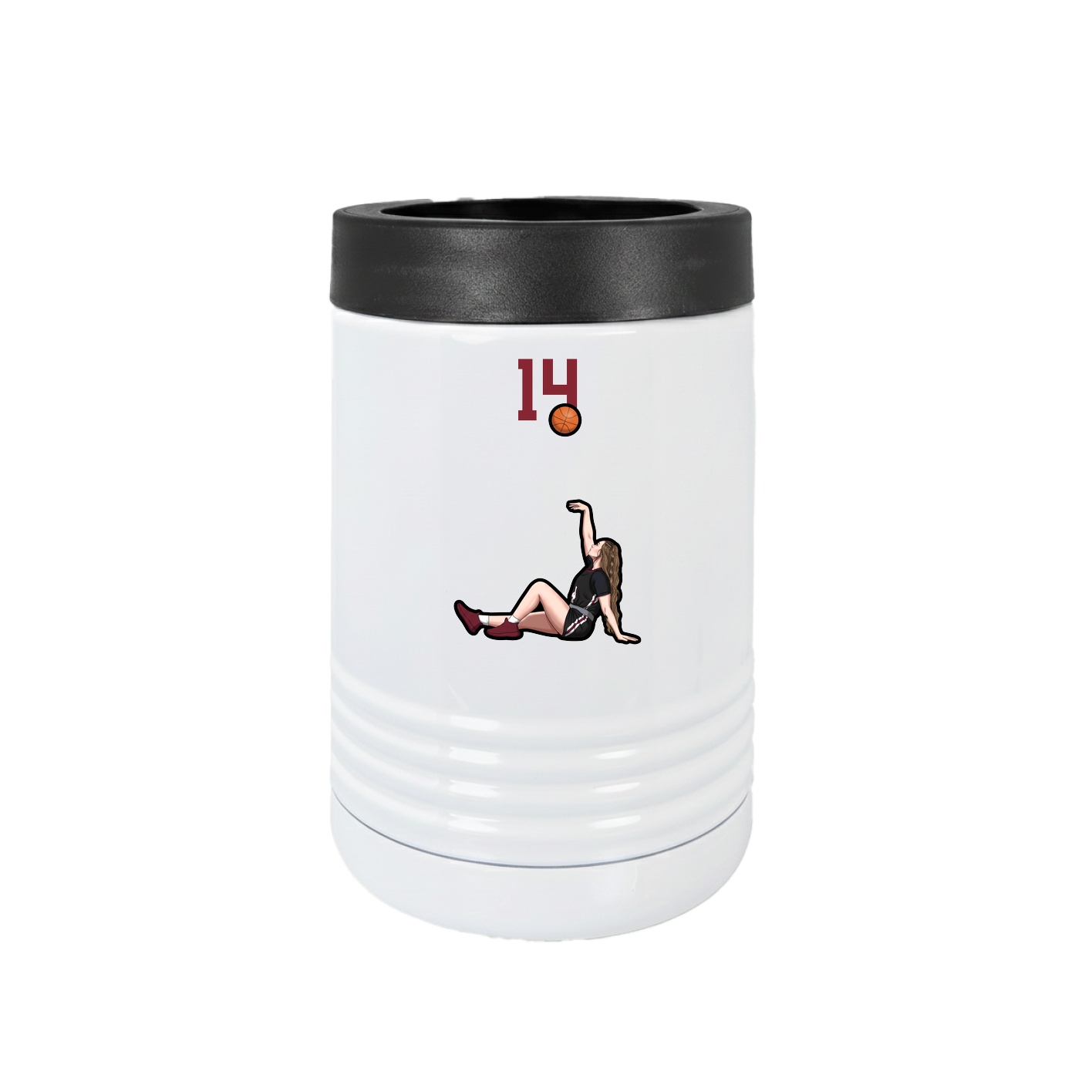 Beverage Holder — Number Top in White