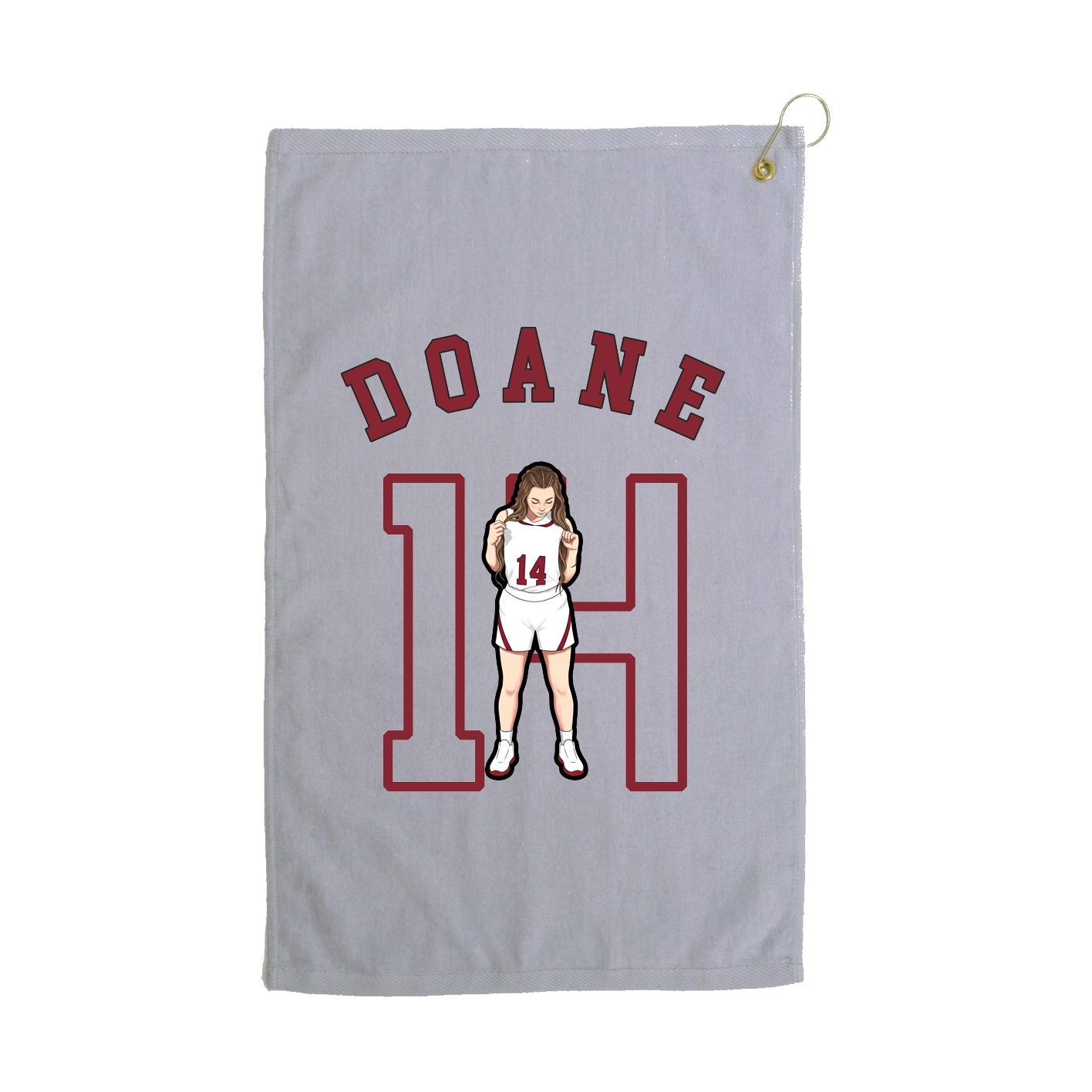 Golf Towel — Shirsey Arch in Grey