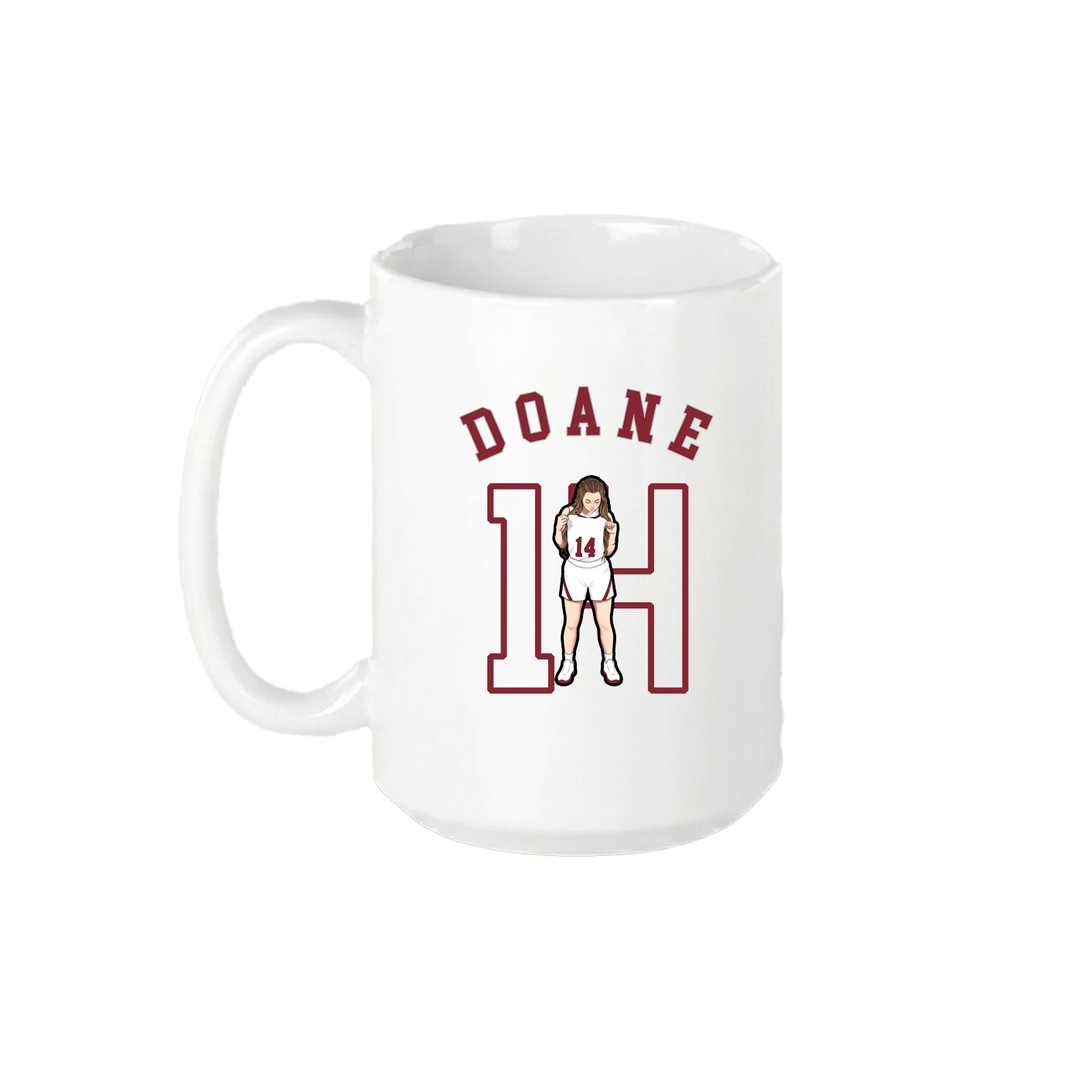 15oz Coffee Mug — Shirsey Arch in White