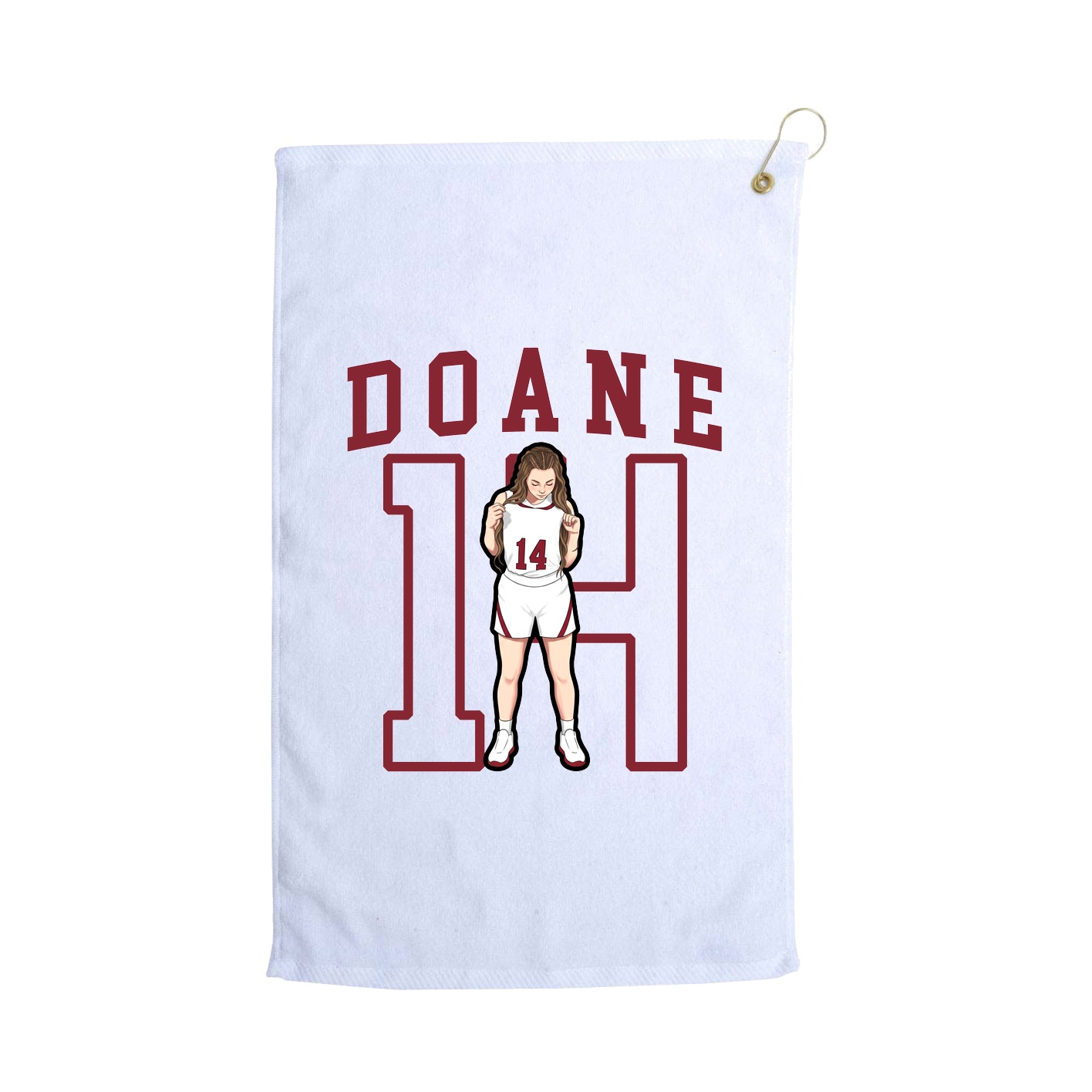 Golf Towel — Shirsey in White