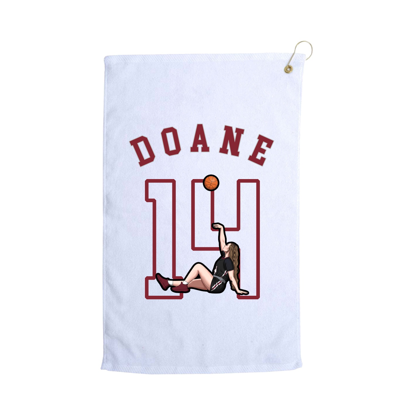Golf Towel — Shirsey Arch in White
