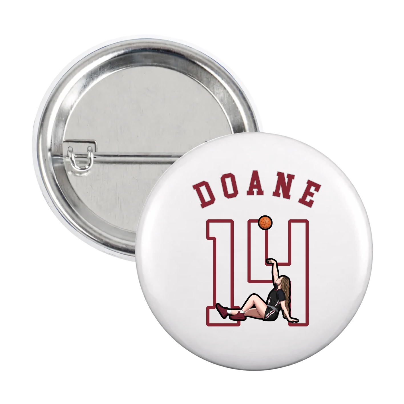 Game Day Button — Shirsey Arch in White