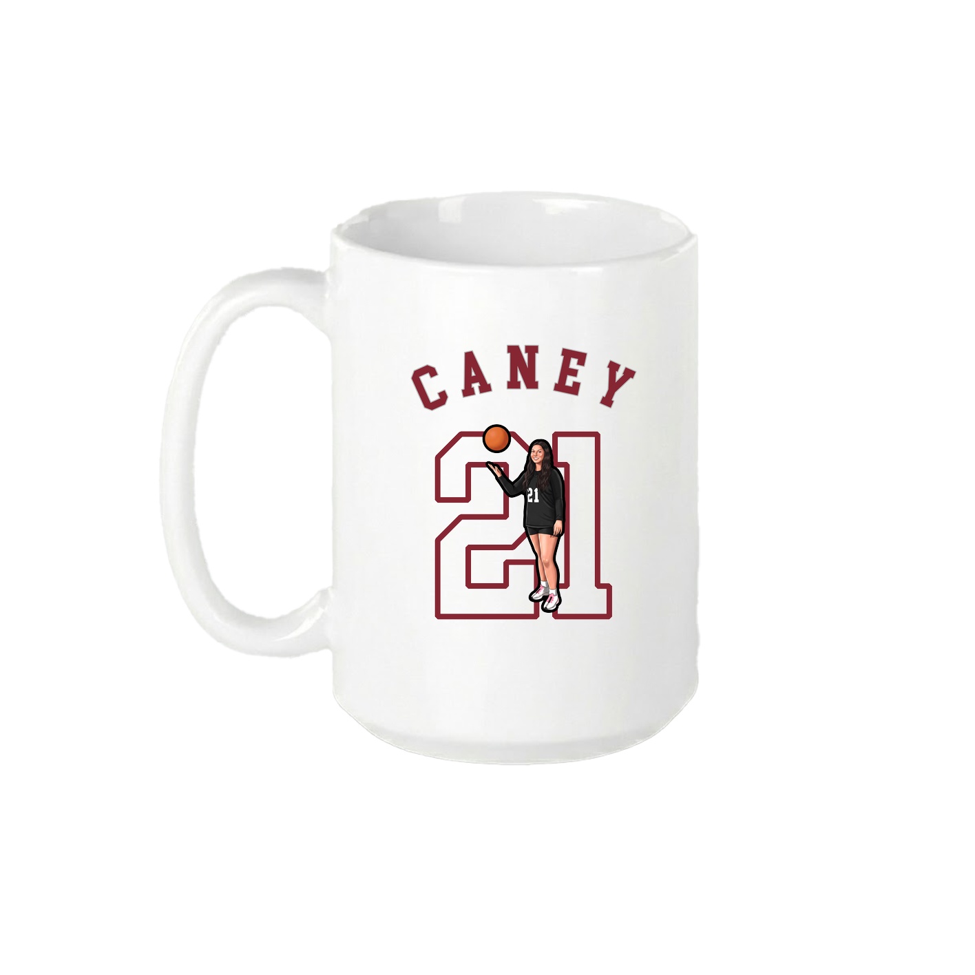 15oz Coffee Mug — Shirsey Arch in White