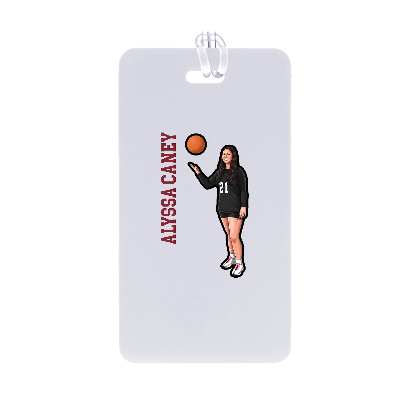 Bag Tag — Name Vertical in Classic