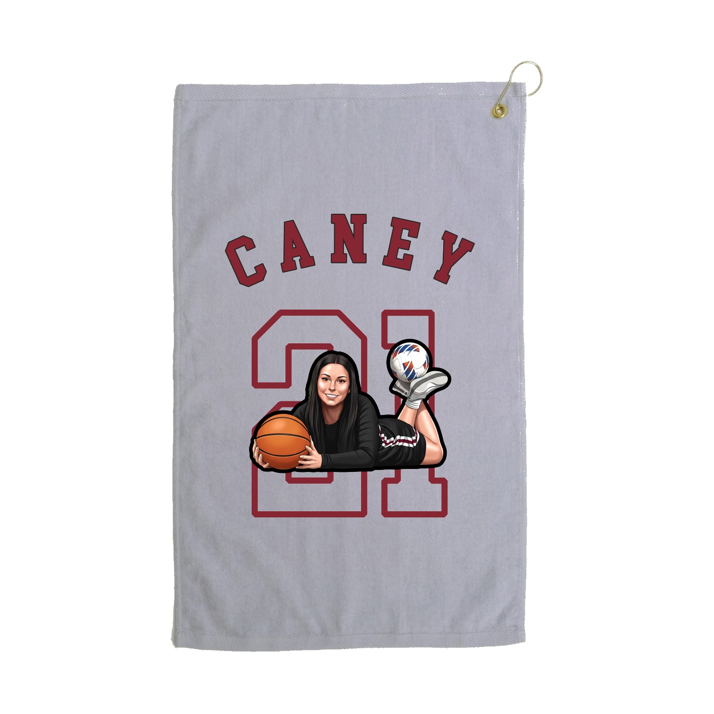 Golf Towel — Shirsey Arch in Grey