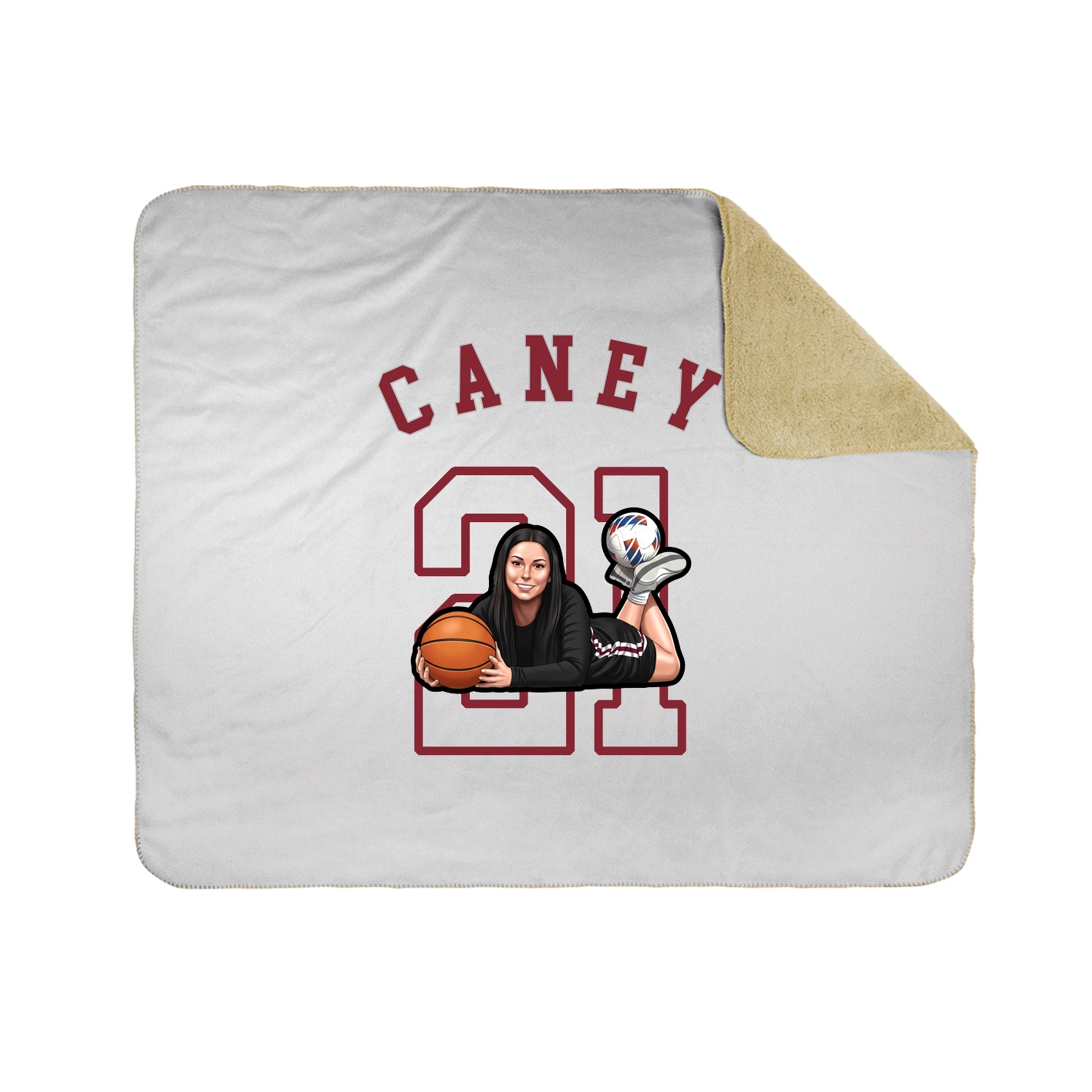 Throw Blanket — Shirsey Arch in White