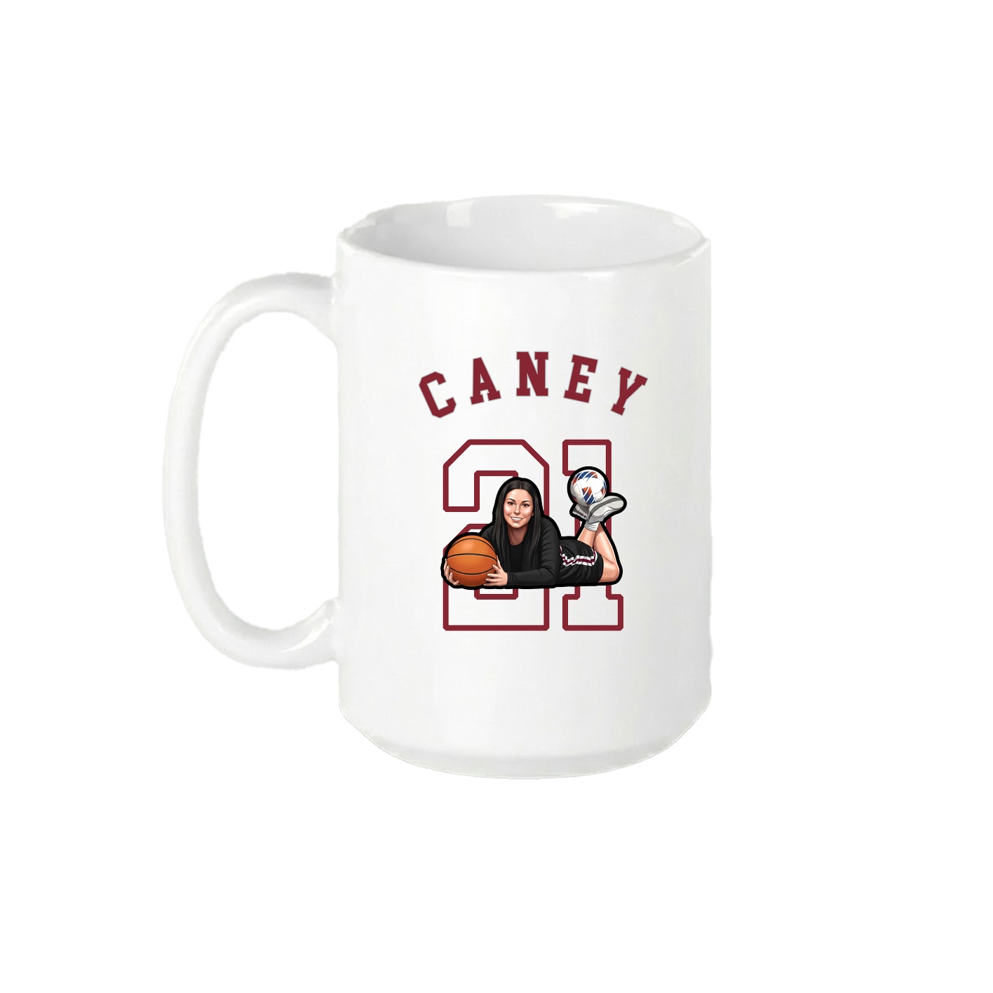 15oz Coffee Mug — Shirsey Arch in White