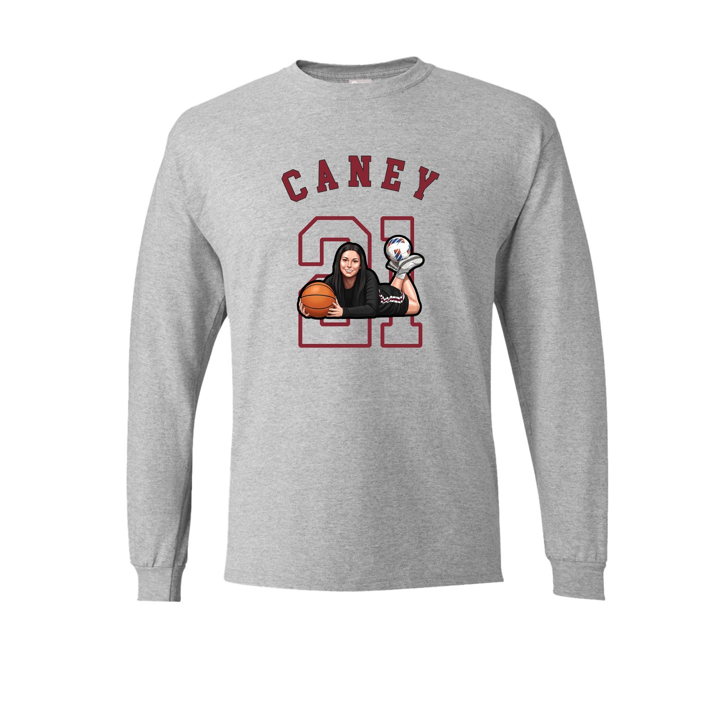 Long Sleeve Tee — Shirsey Arch in Grey