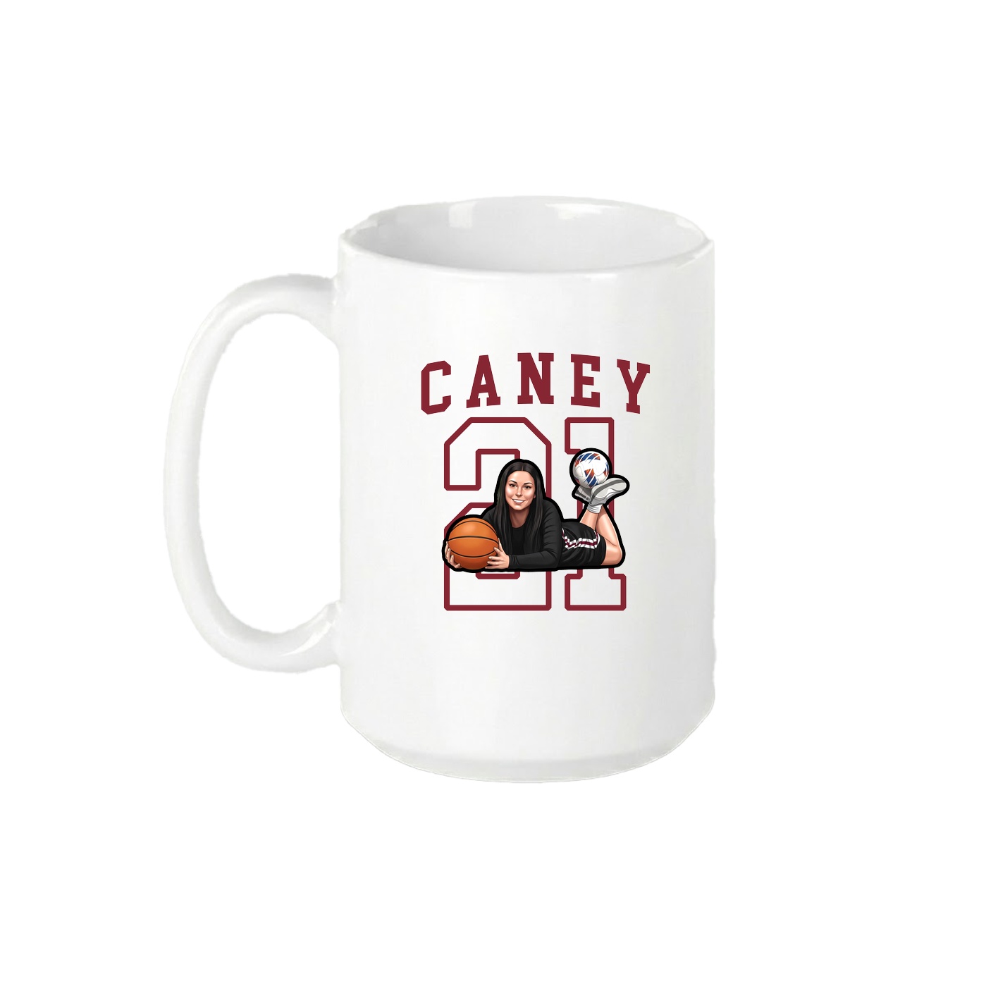 15oz Coffee Mug — Shirsey in White