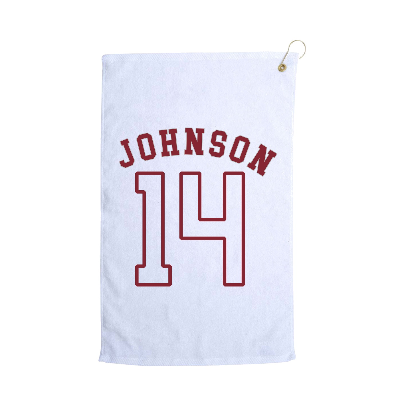 Golf Towel — Shirsey Arch in White
