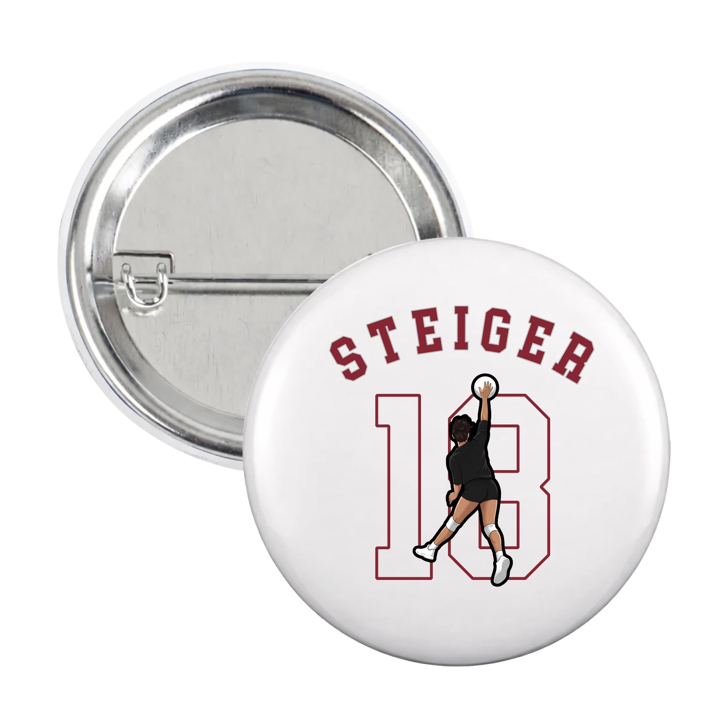 Game Day Button — Shirsey Arch in White
