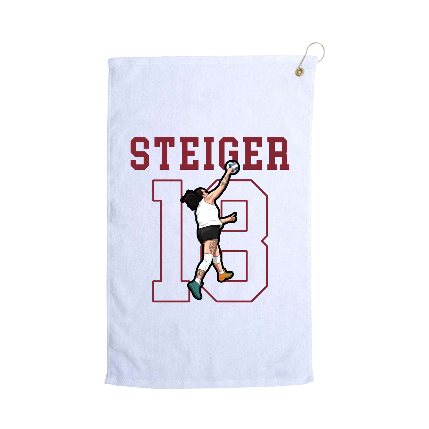 Golf Towel — Shirsey in White