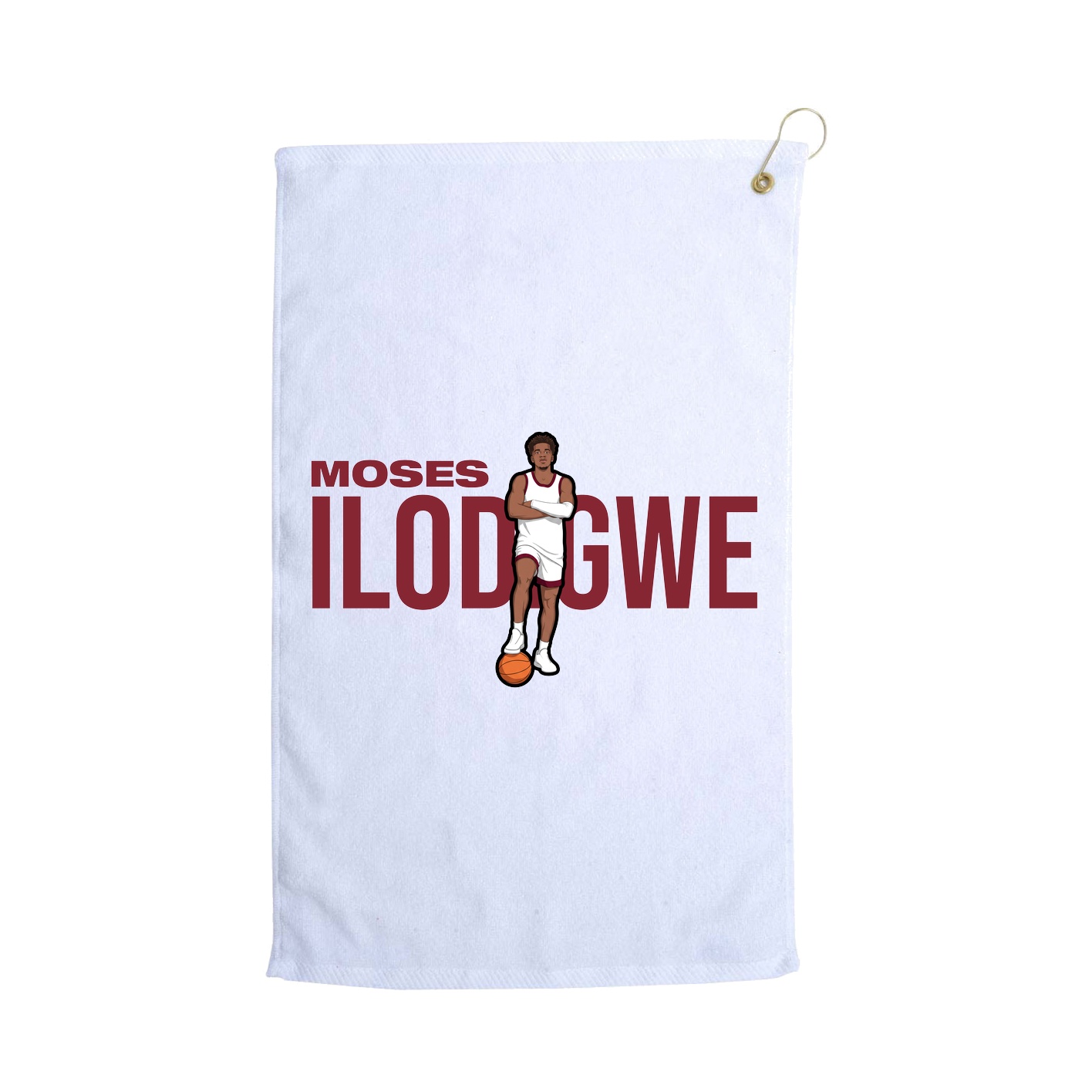 Golf Towel — Player Name in White