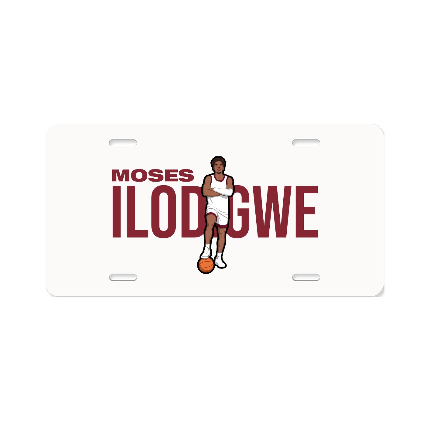 License Plate — Player Name in Classic