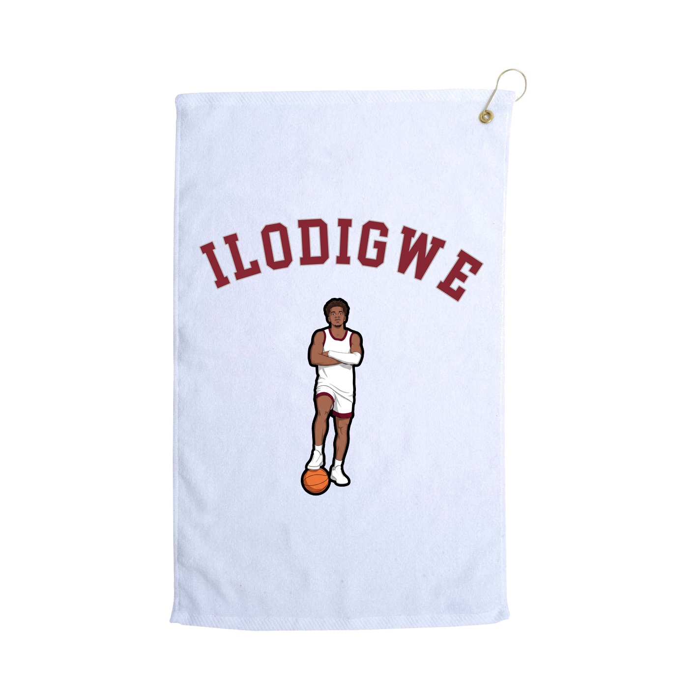 Golf Towel — Shirsey Arch in White