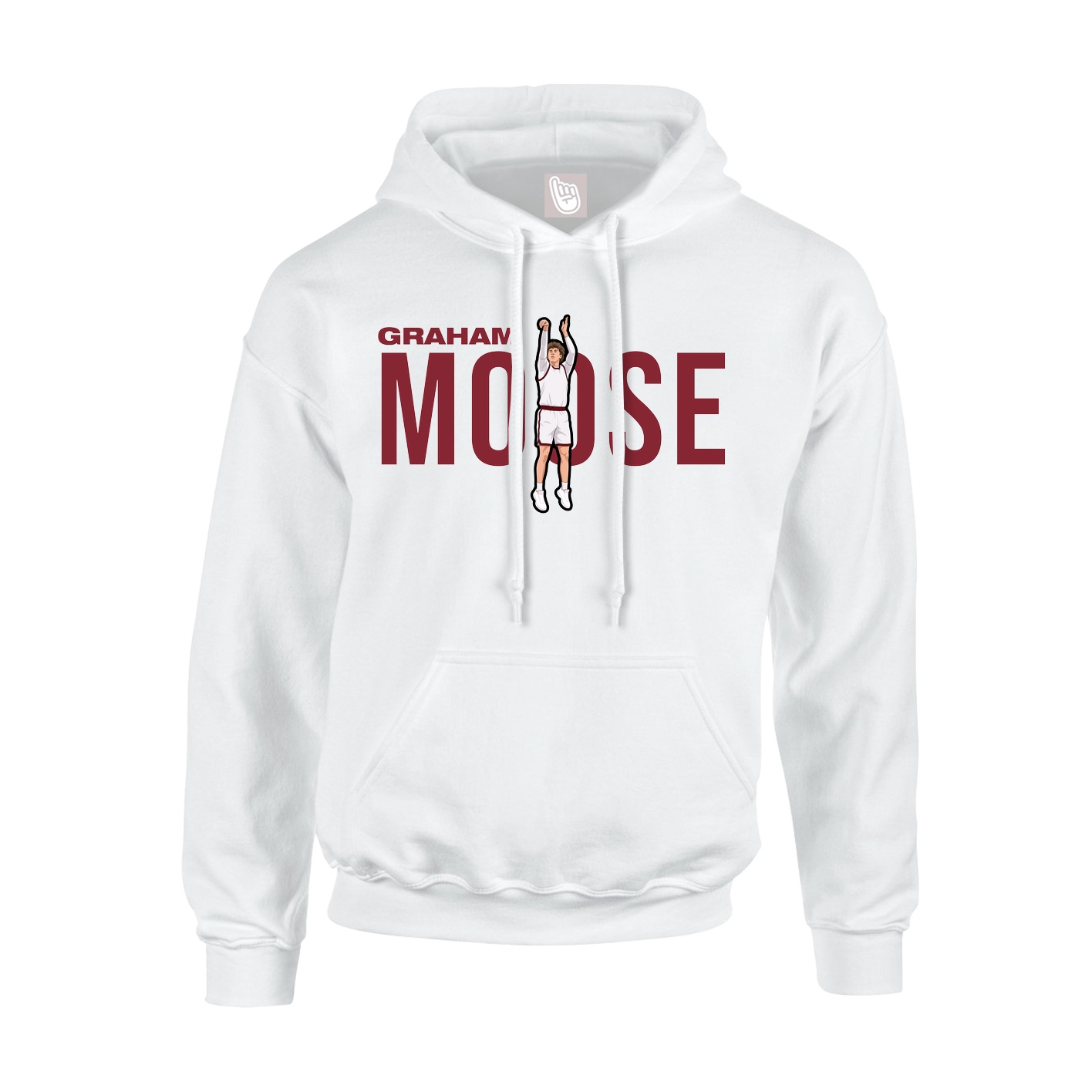 Hoodie — Player Name in White