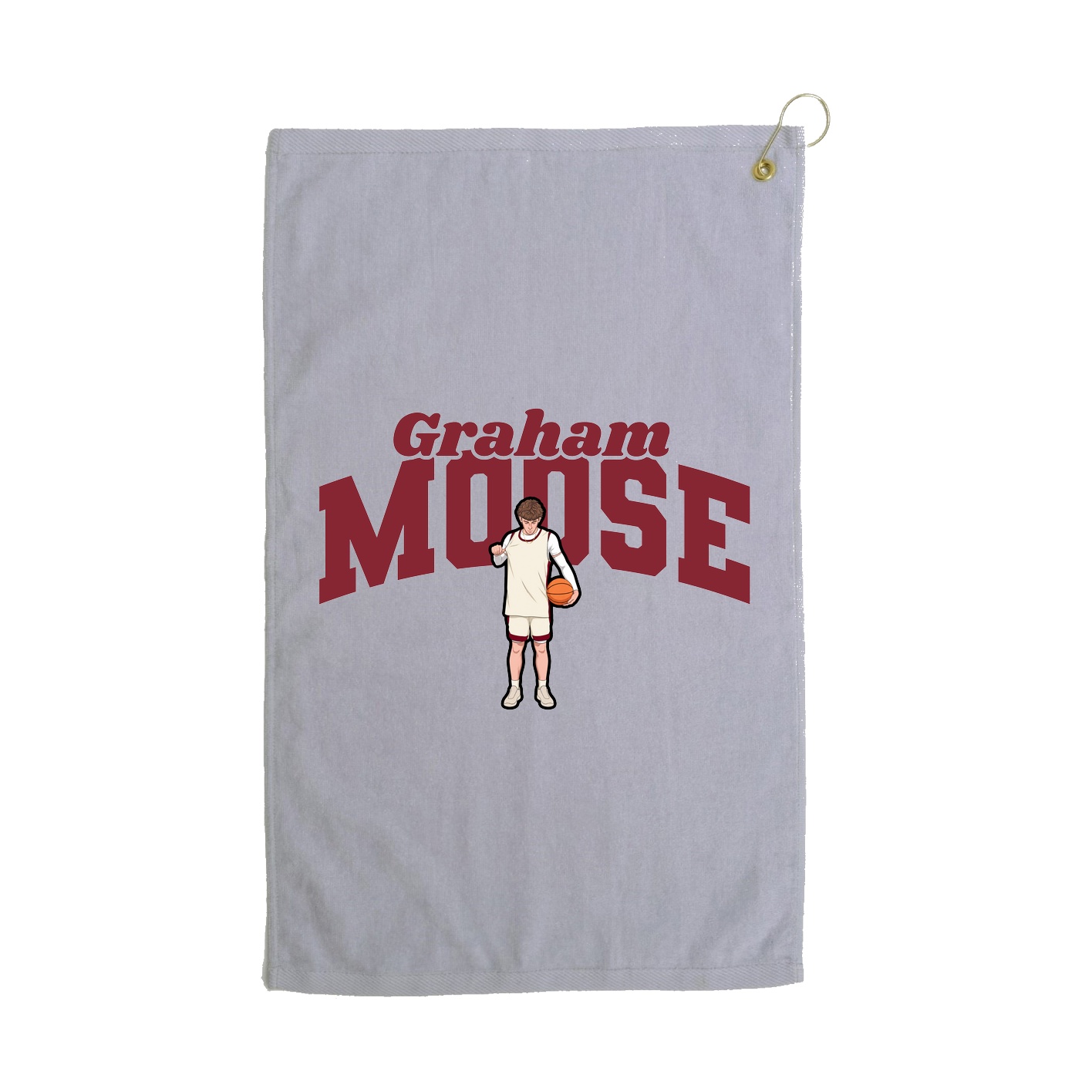 Golf Towel — Signature Arch in Grey