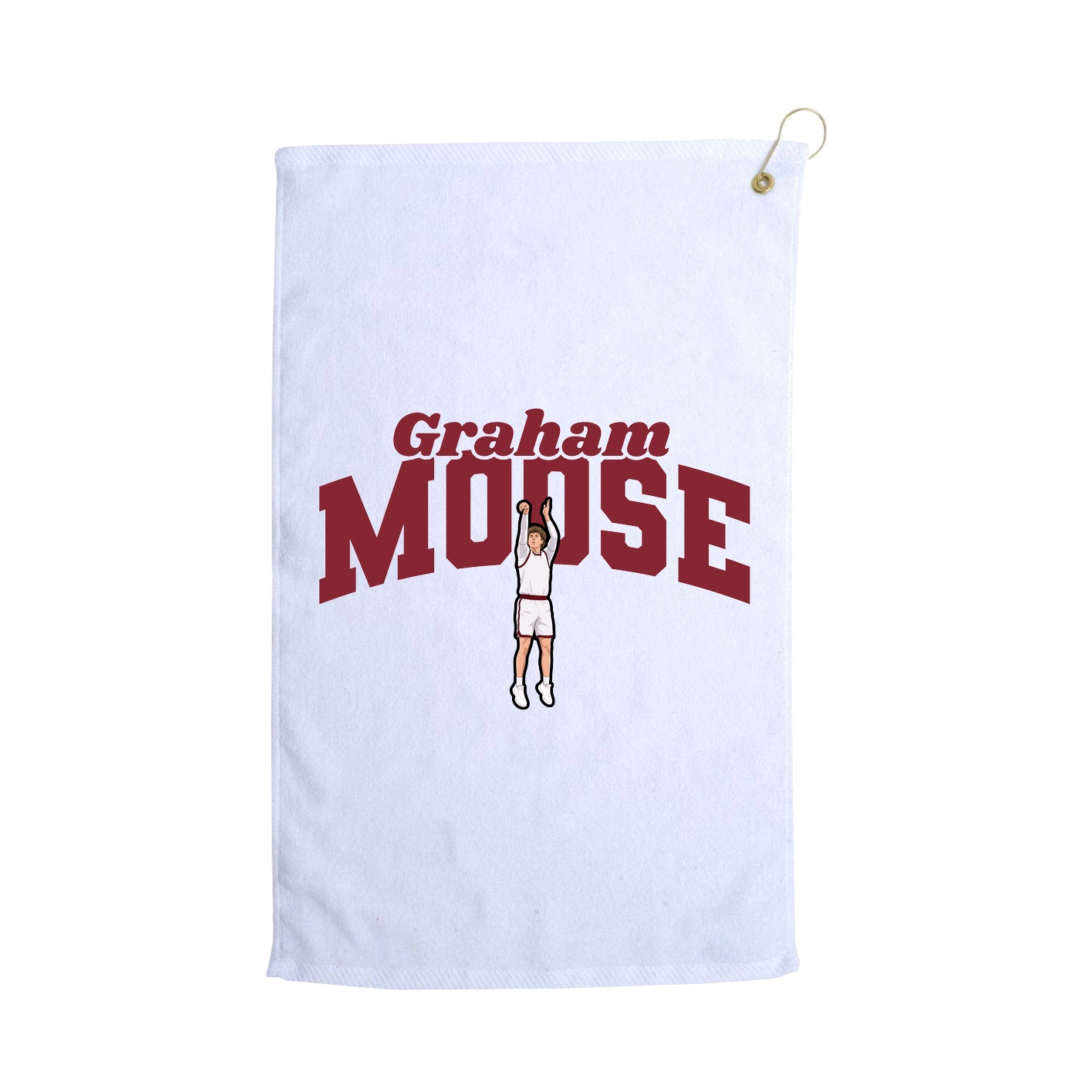 Golf Towel — Signature Arch in White