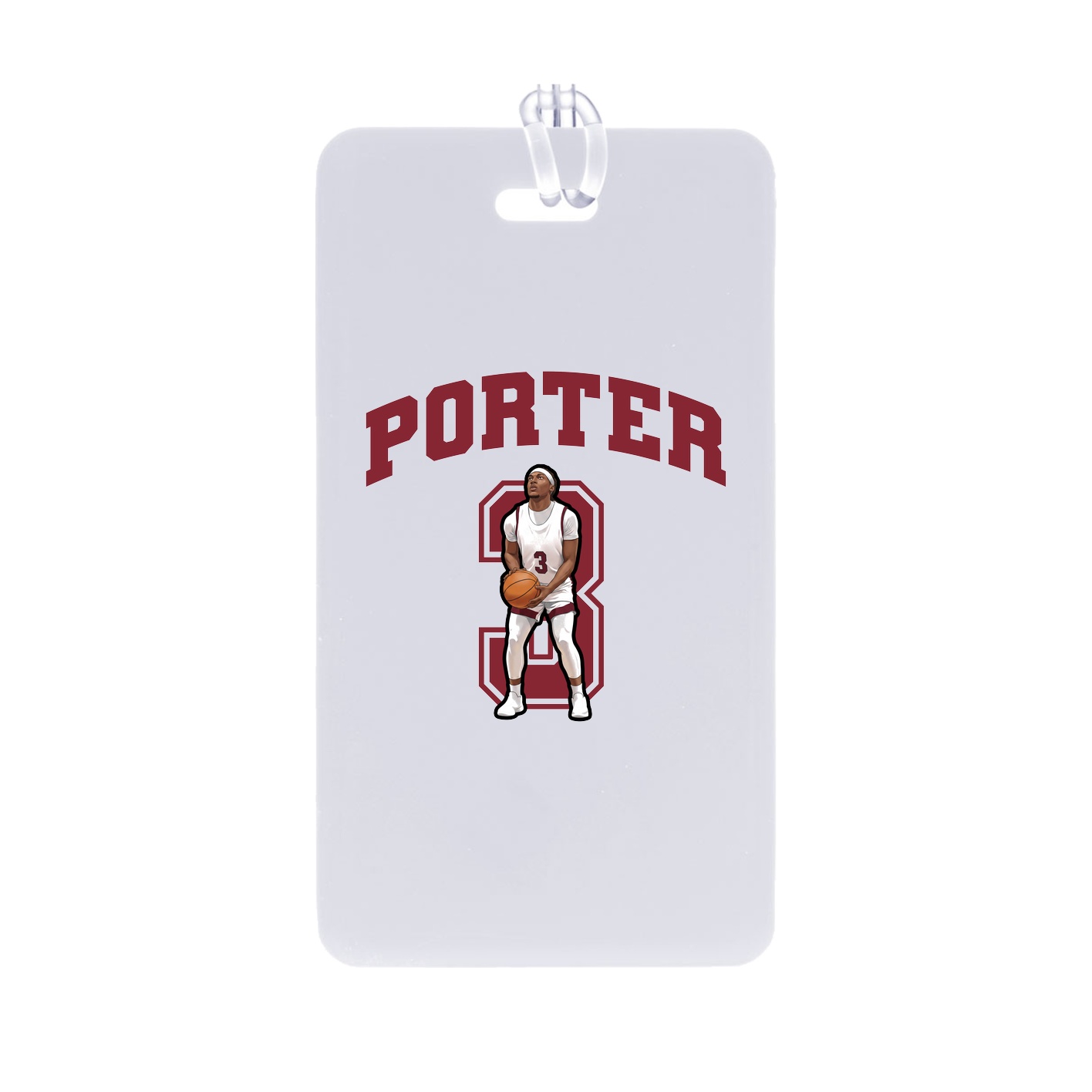 Bag Tag — Number in Classic