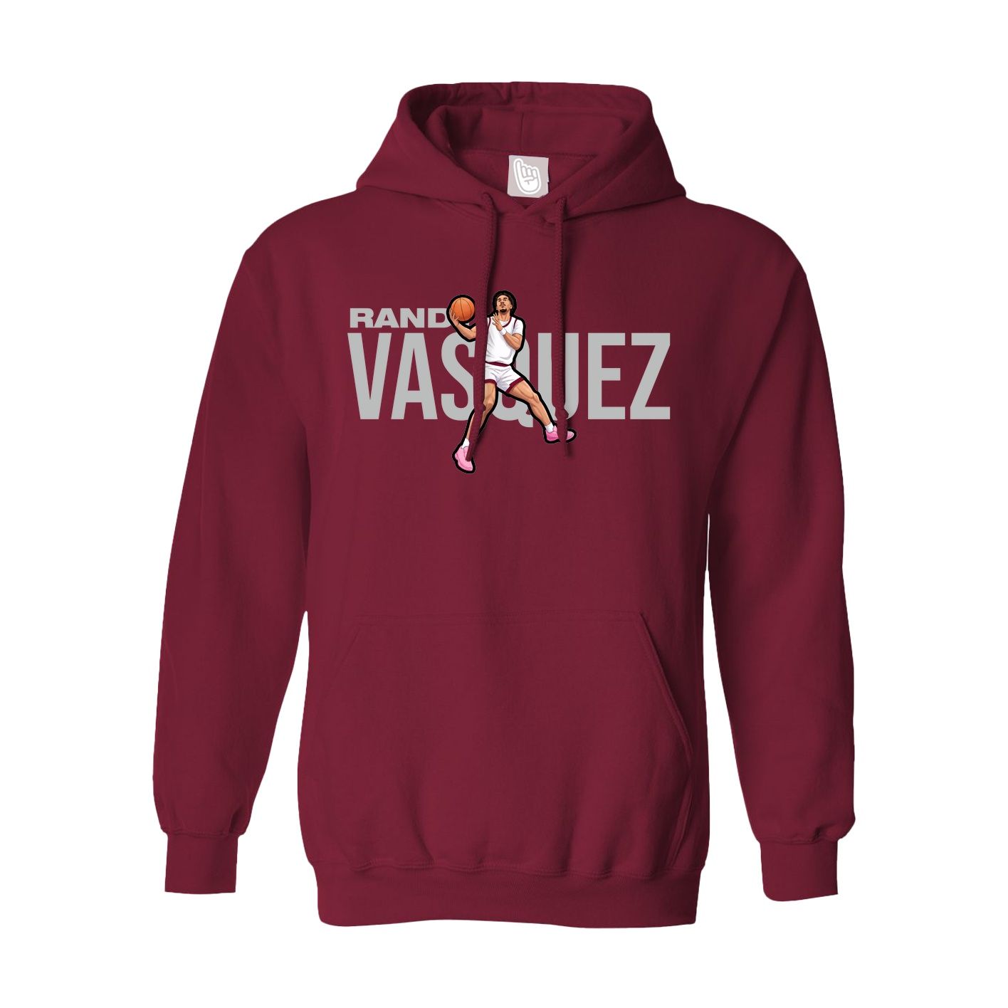 Hoodie — Player Name in Cardinal