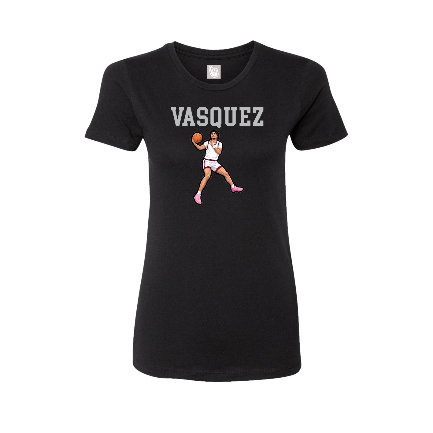 Fitted Women's Tee — Shirsey in Black