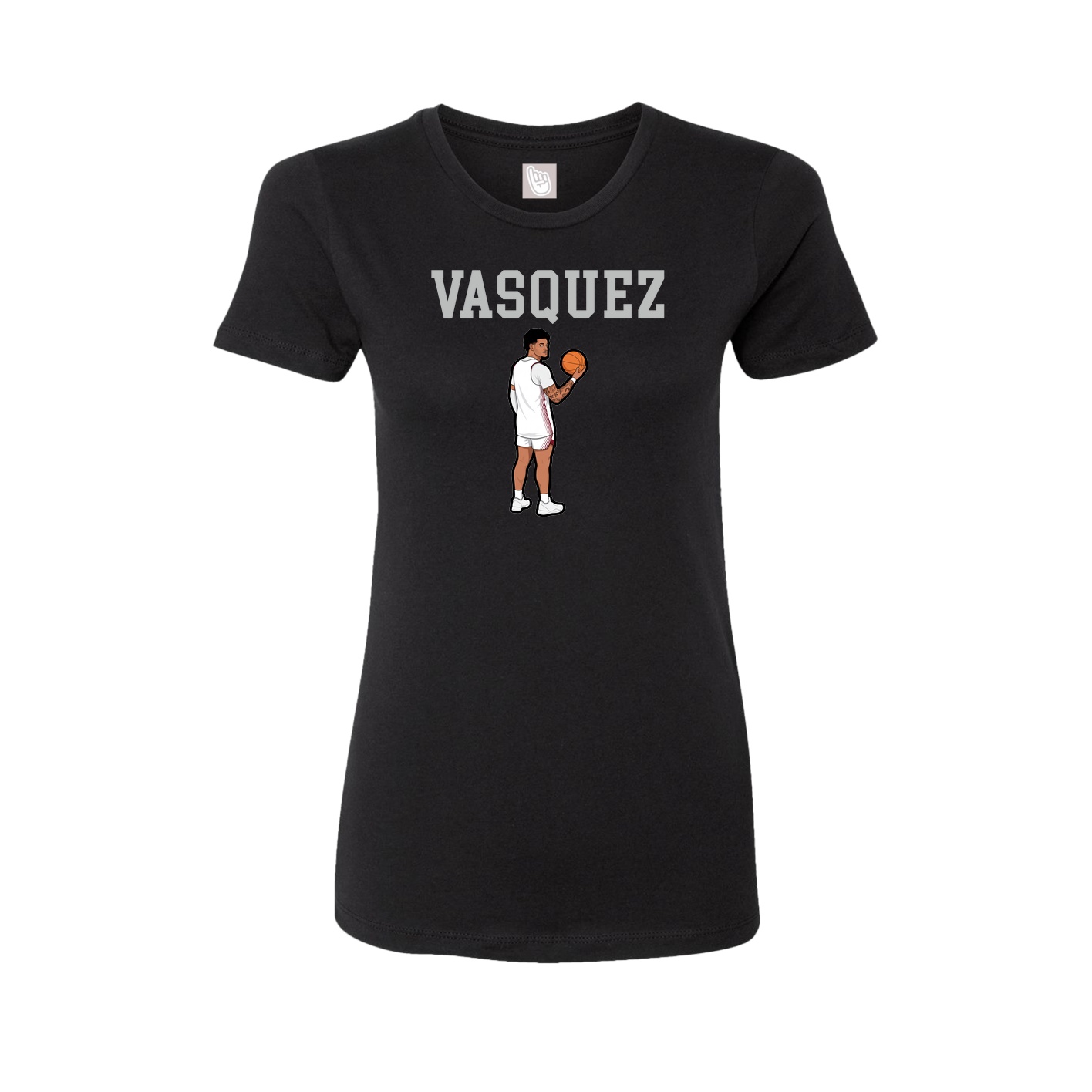 Fitted Women's Tee — Shirsey in Black