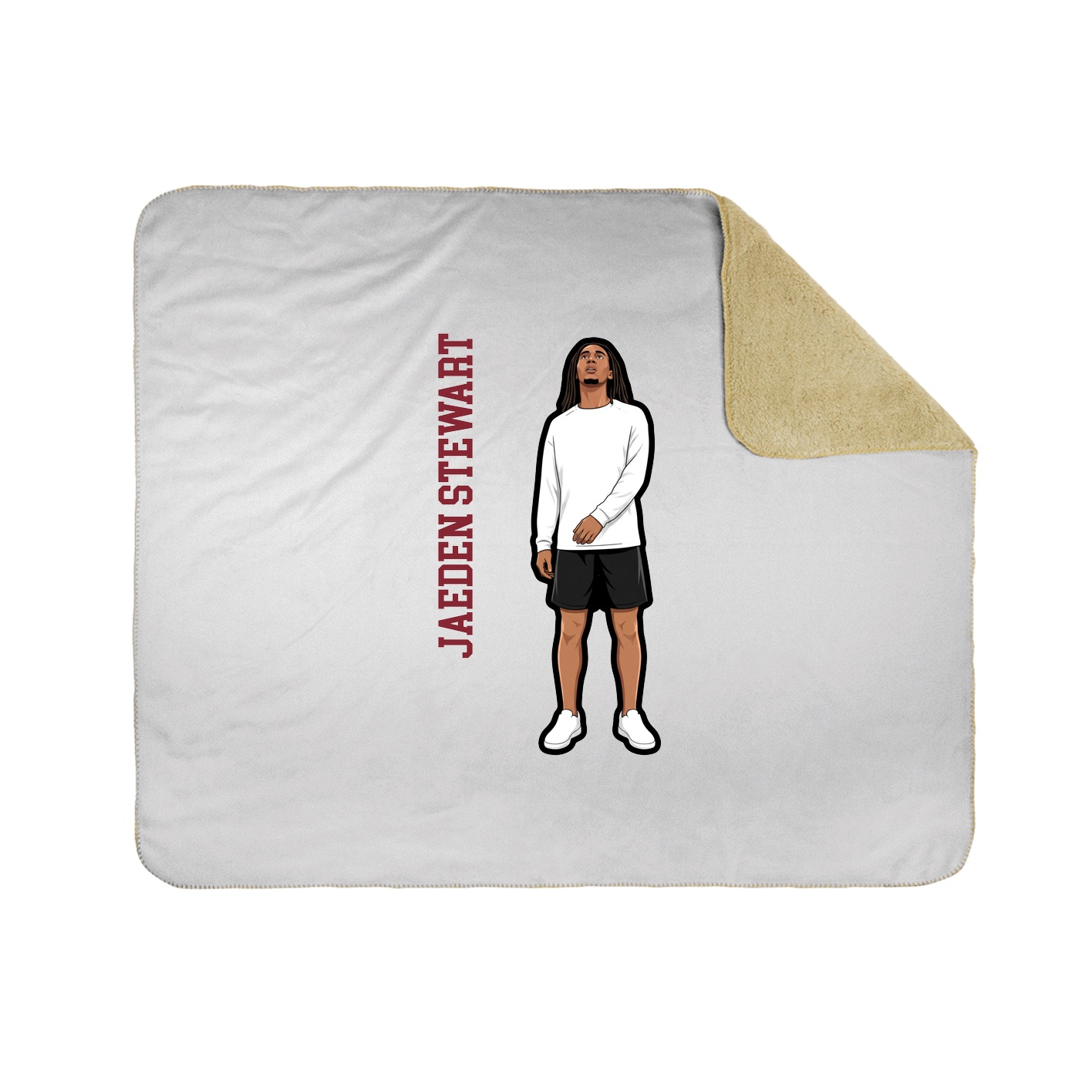 50x60 Sherpa Lined Throw Blanket