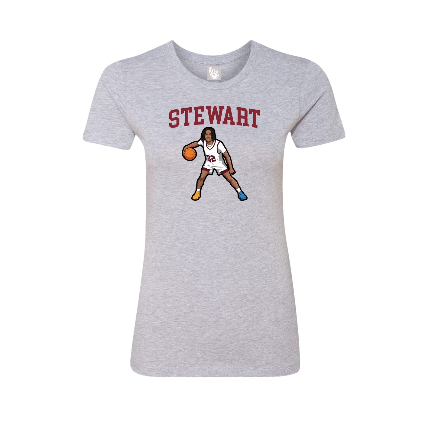 Fitted Women's Tee — Shirsey in Grey