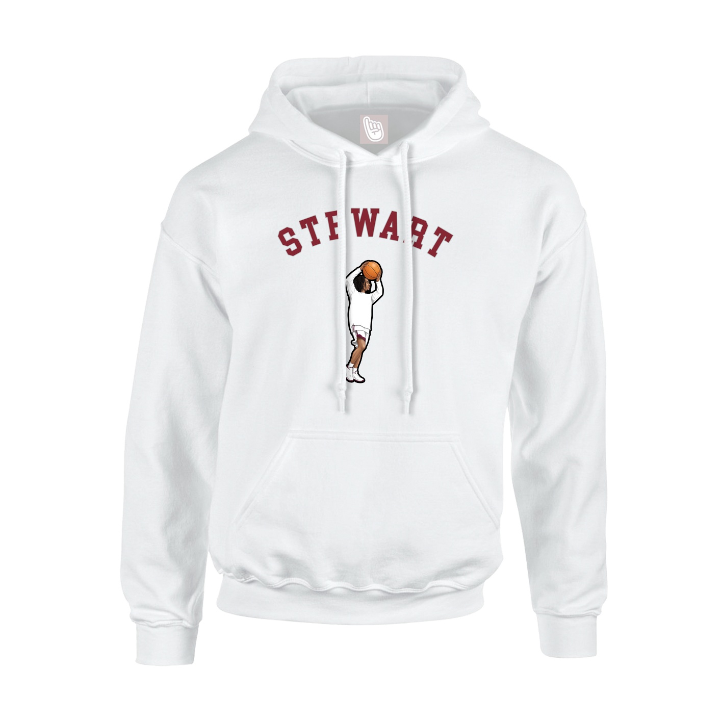 Hoodie — Shirsey Arch in White
