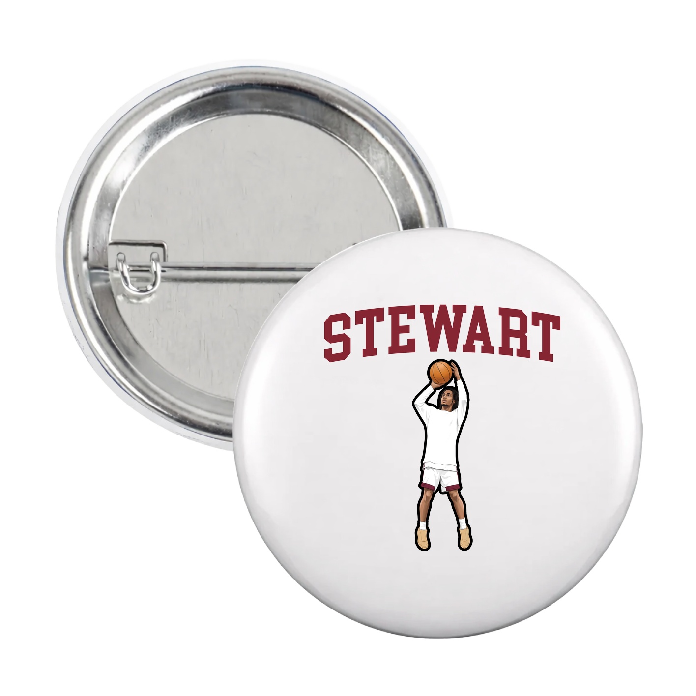 Game Day Button — Shirsey in White