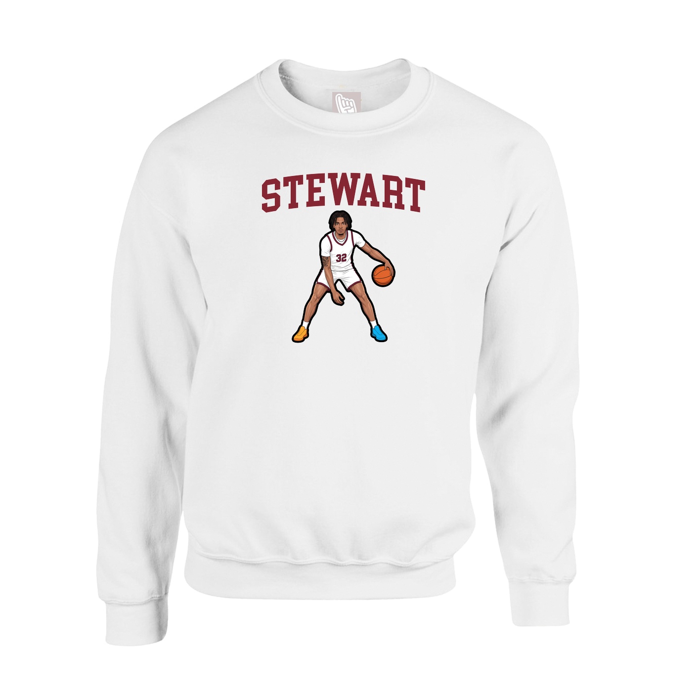 Fleece Crew — Shirsey in White