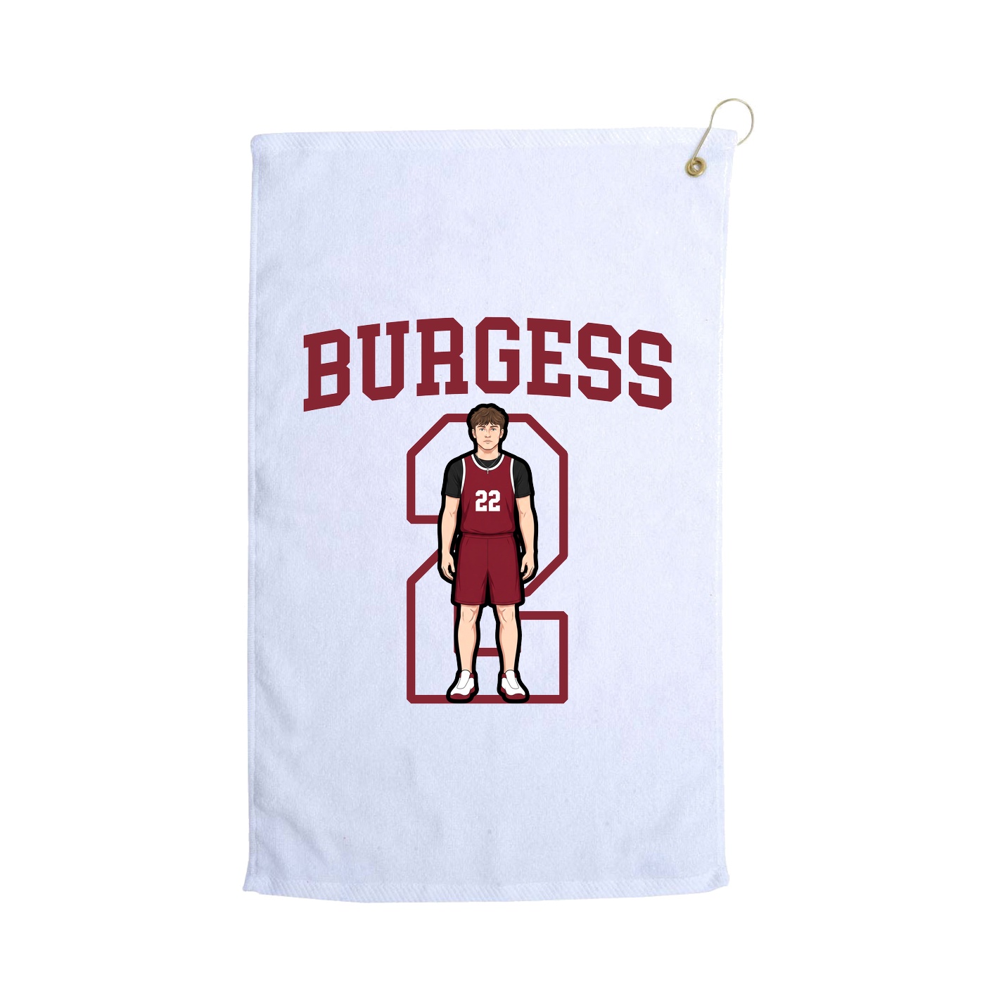 Golf Towel — Shirsey in White