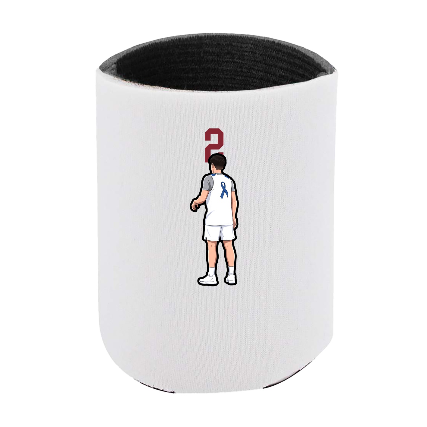 Can Holder — Number Top in White