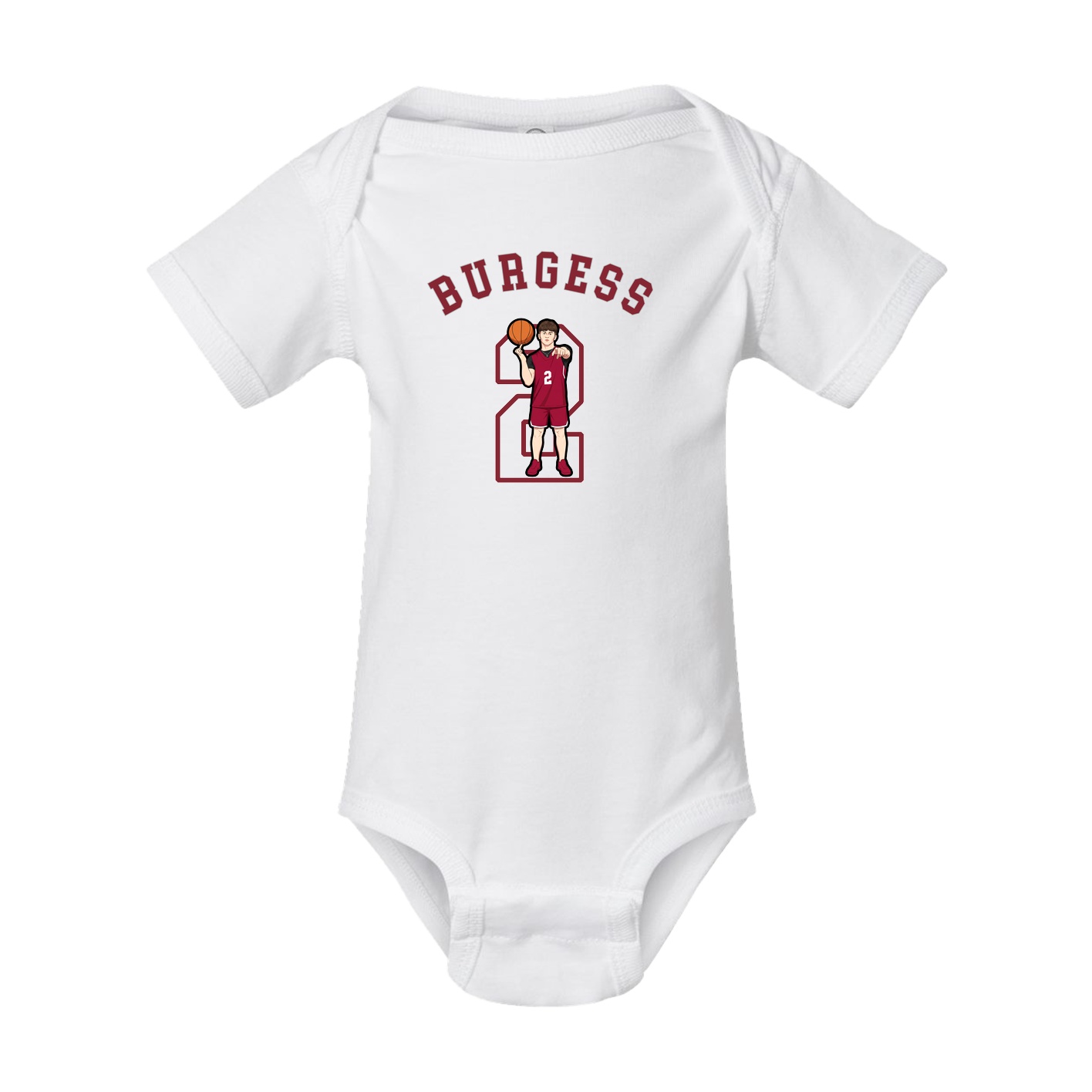 Baby Onesie — Shirsey Arch in White
