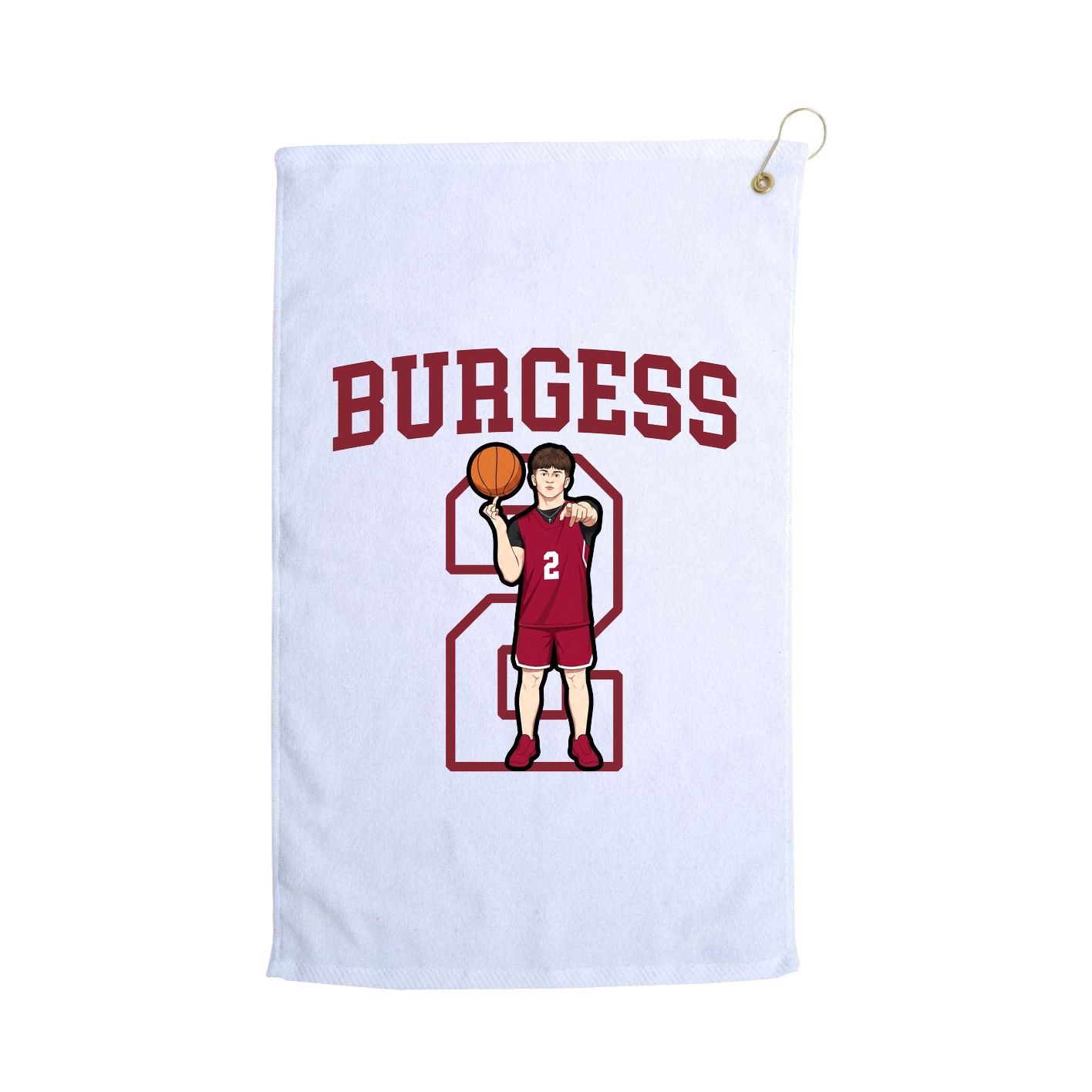 Golf Towel — Shirsey in White