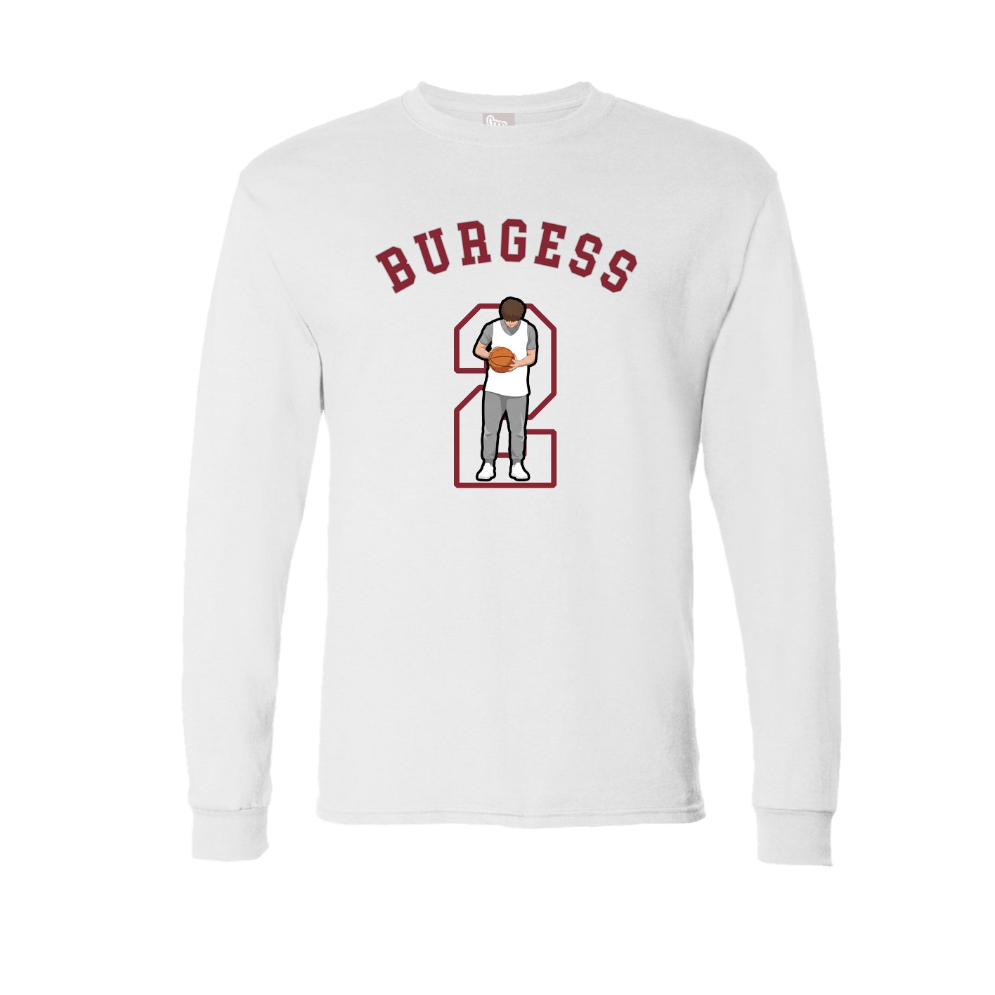 Long Sleeve Tee — Shirsey Arch in White
