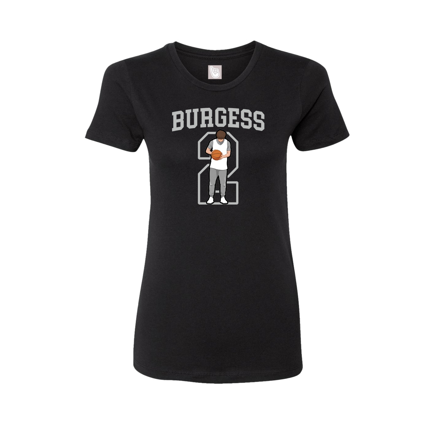 Fitted Women's Tee — Shirsey in Black