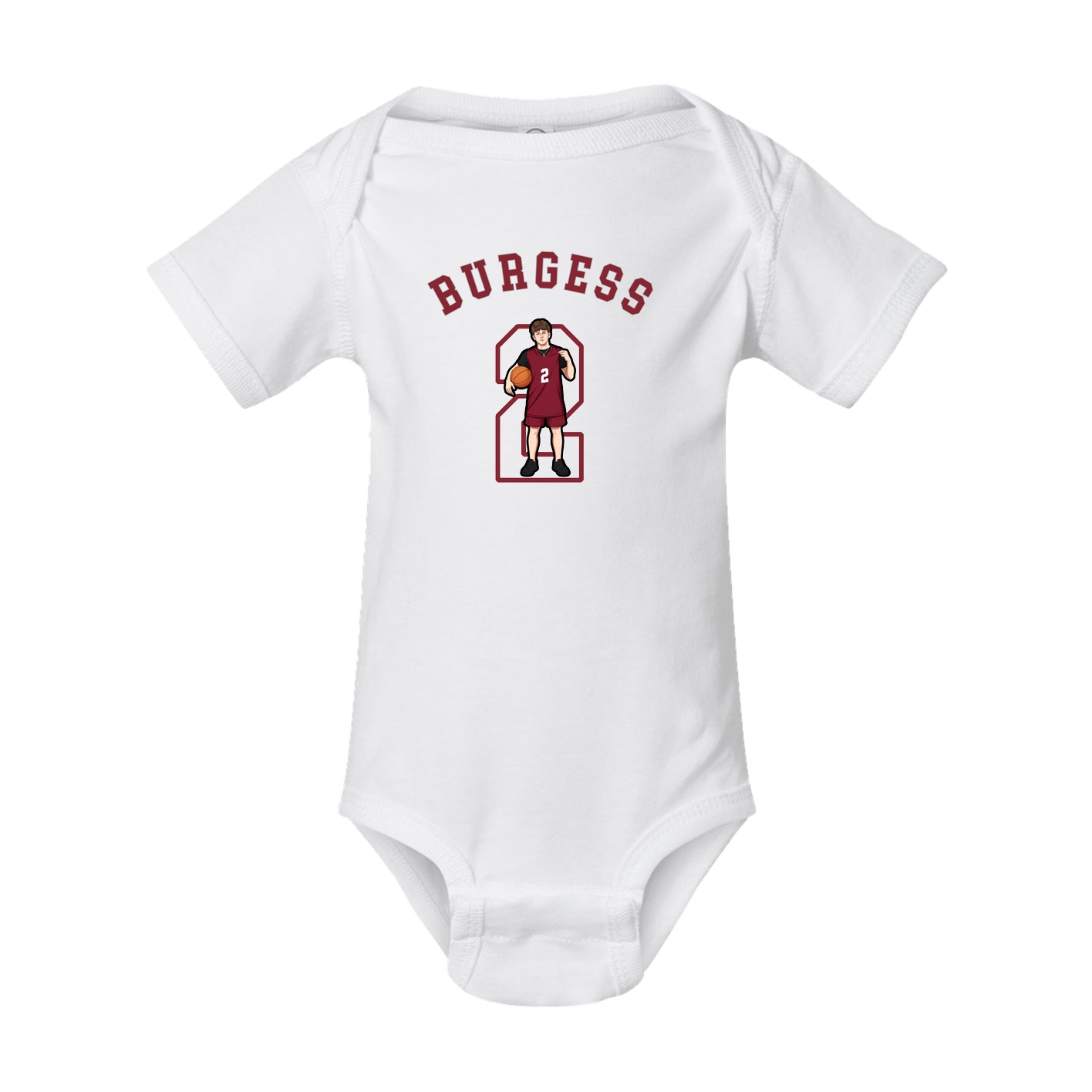 Baby Onesie — Shirsey Arch in White