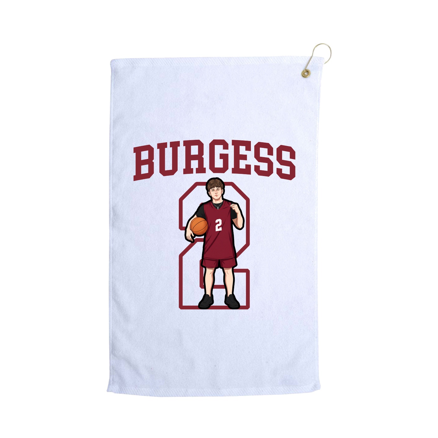 Golf Towel — Shirsey in White