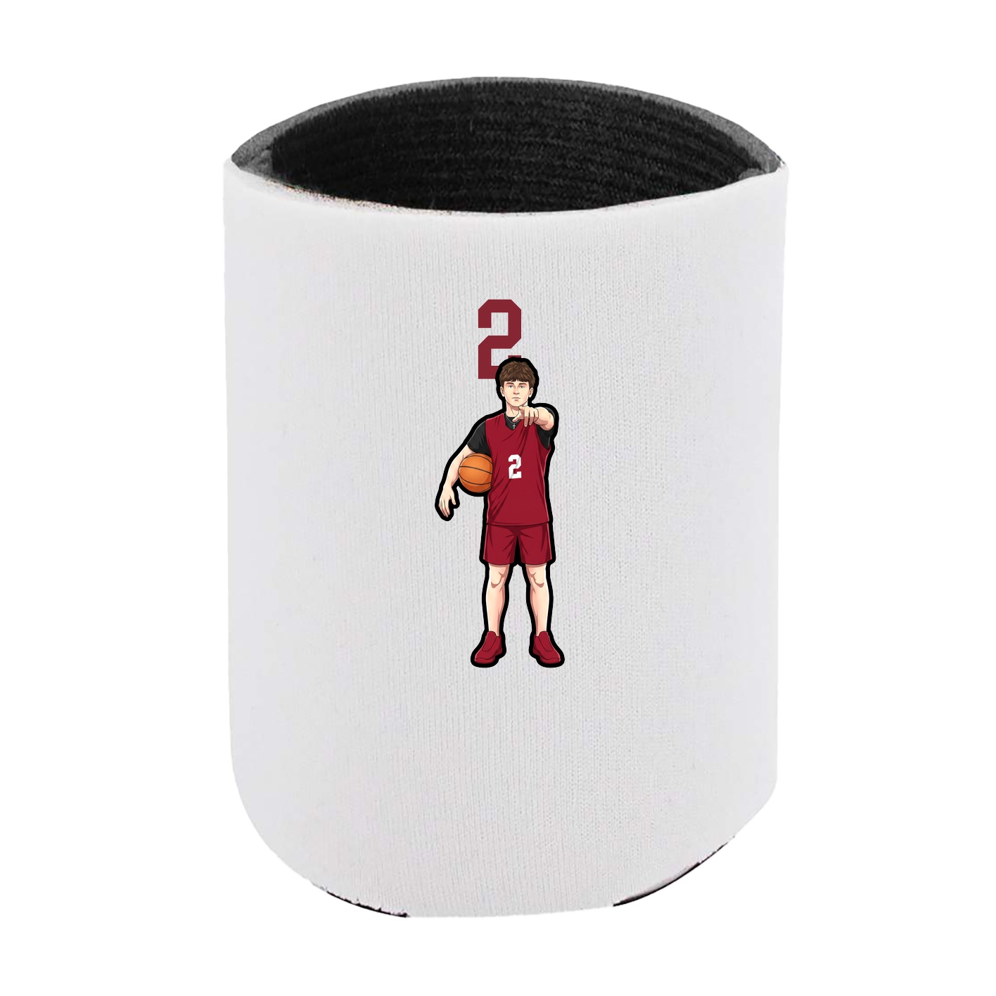 Can Holder — Number Top in White