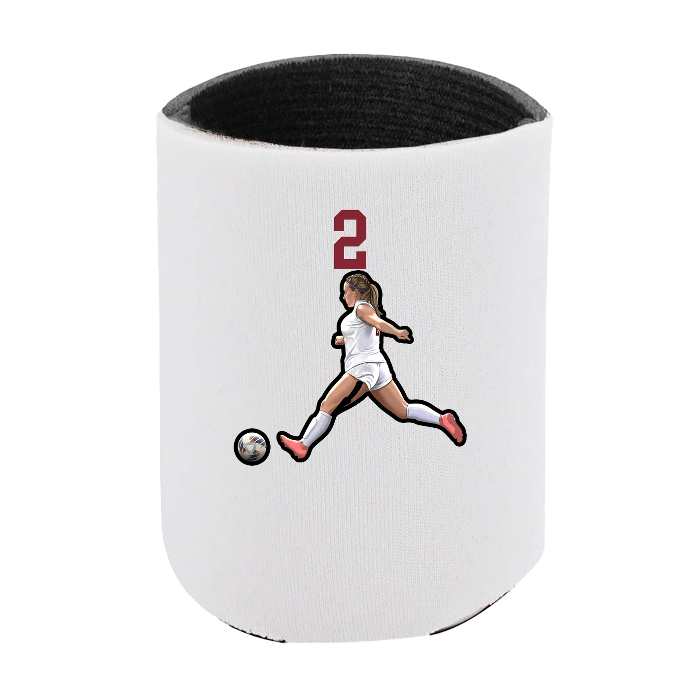 Can Holder — Number Top in White