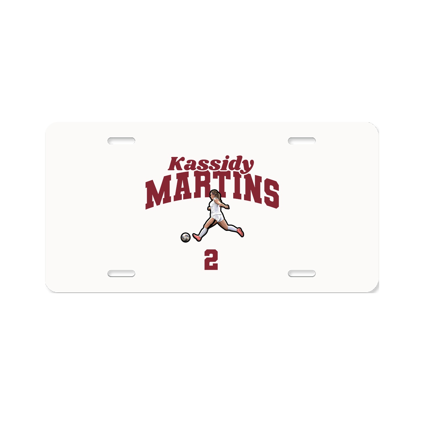 License Plate — Signature Arch in Classic