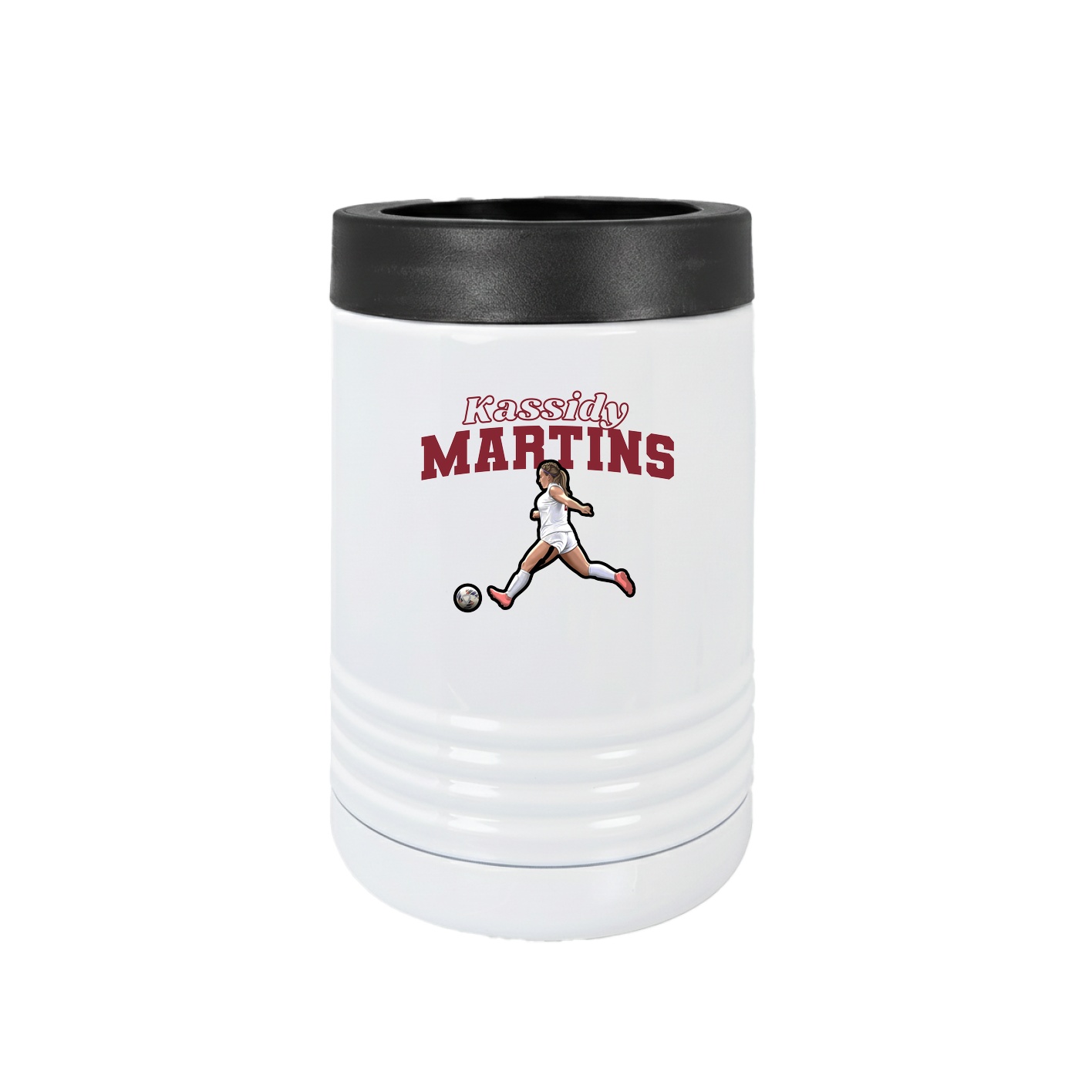 Beverage Holder — Name Arch in White