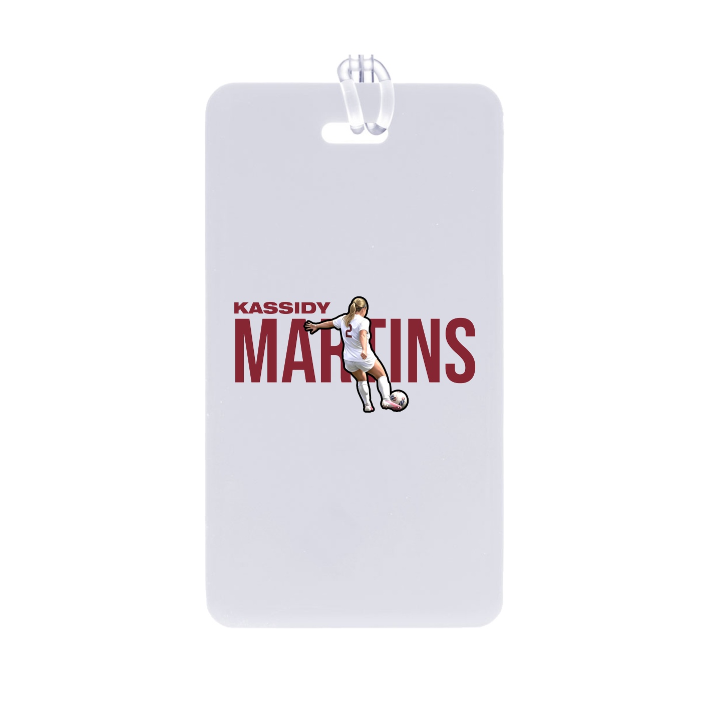 Bag Tag — Player Name in Classic