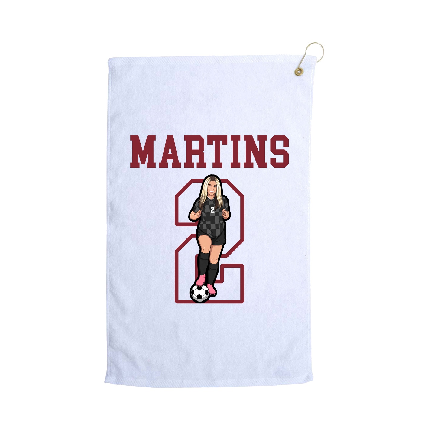 Golf Towel — Shirsey in White