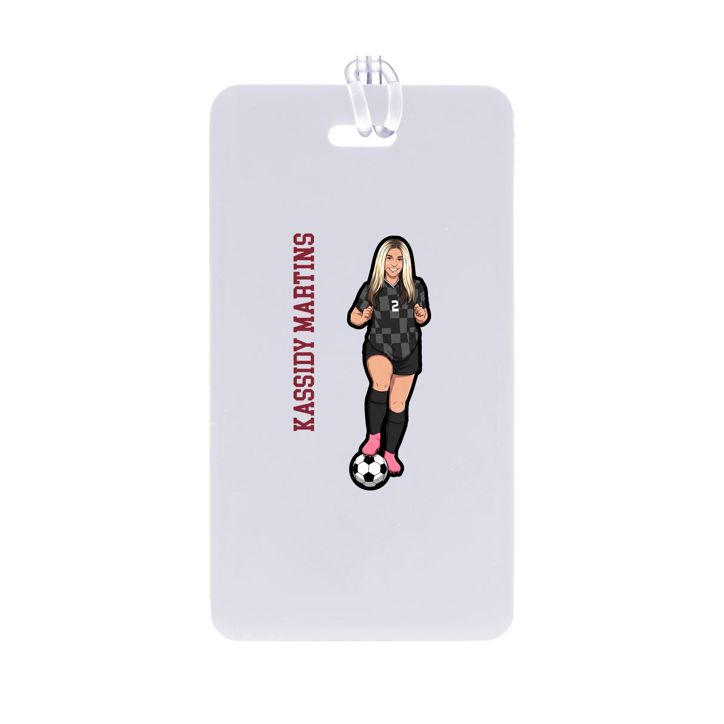 Bag Tag — Name Vertical in Classic