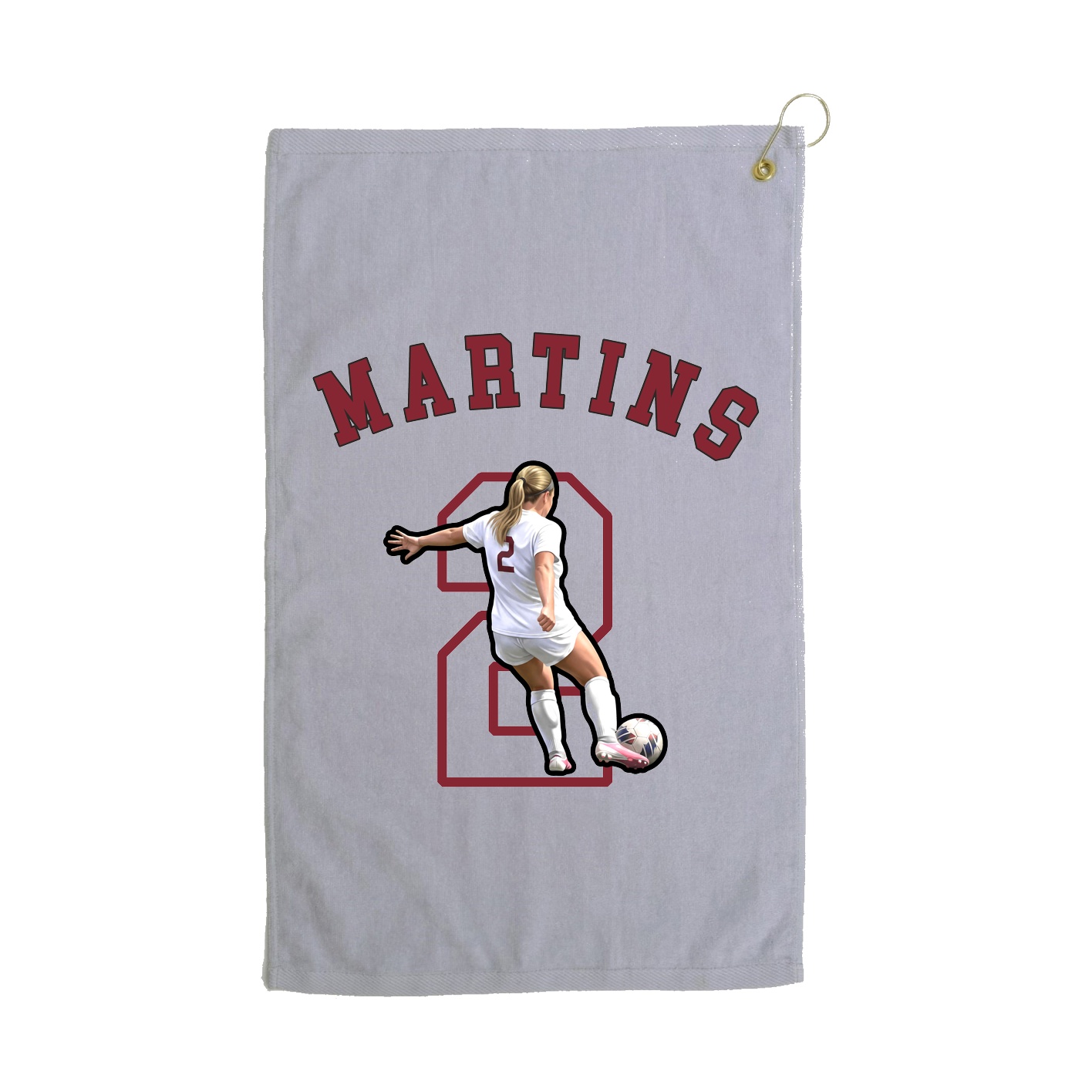 Golf Towel — Shirsey Arch in Grey