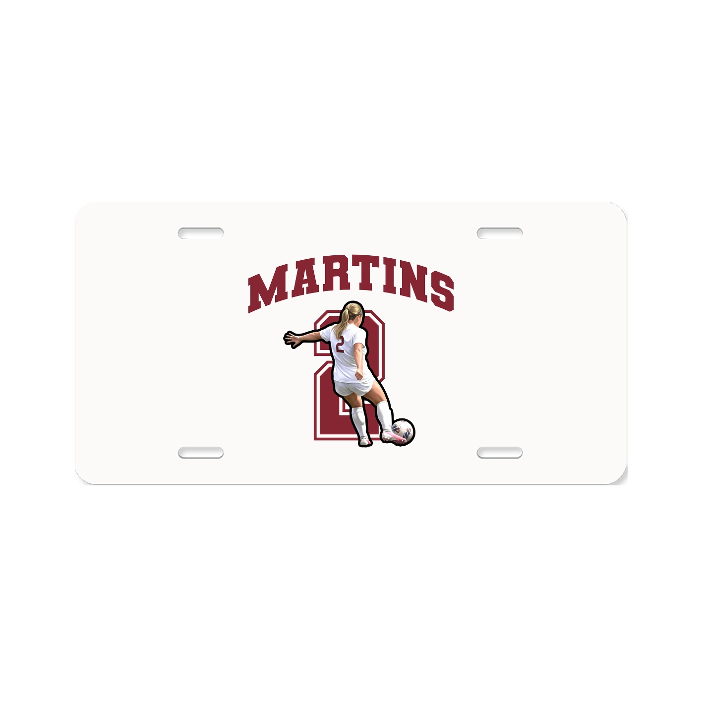License Plate — Number in Classic